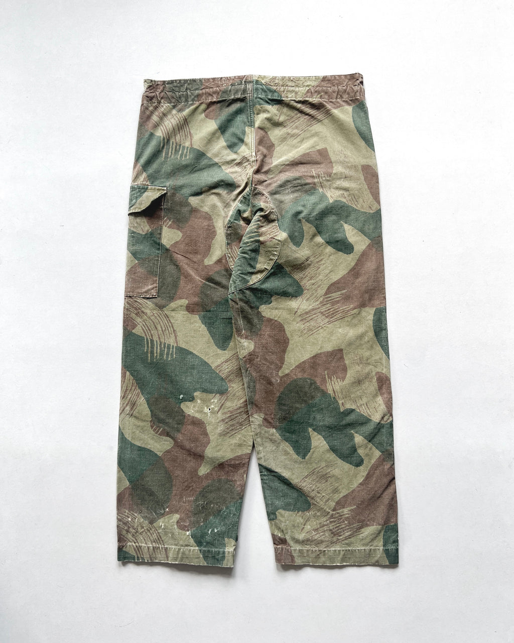 1950S BELGIUM ARMY BRUSHSTROKE CAMO PANTS (36-39)