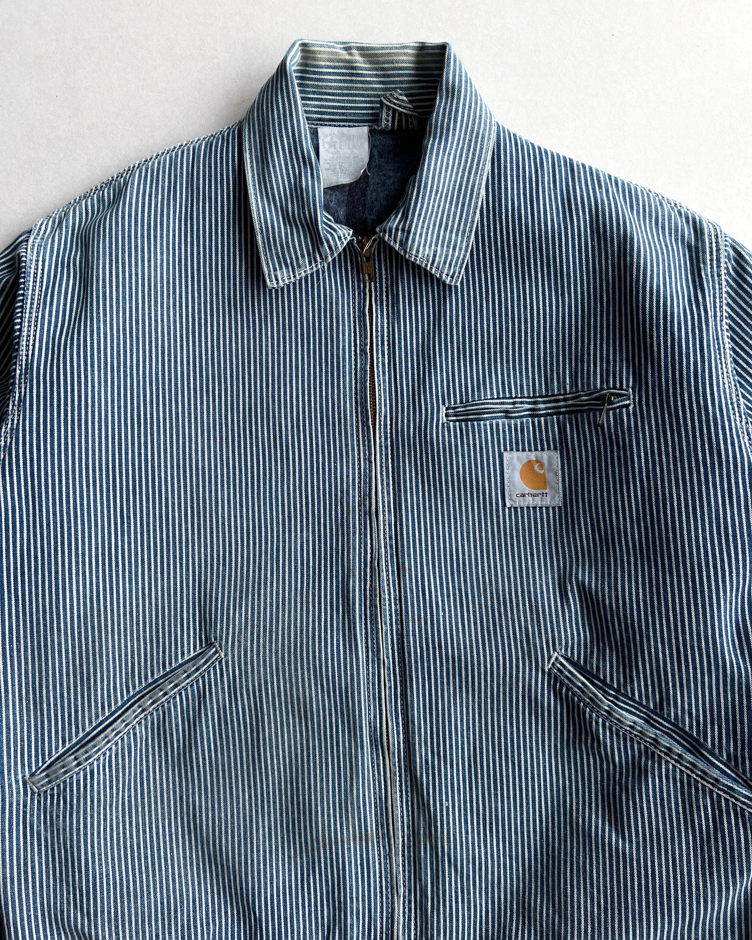 1980S HICKORY CARHARTT DETROIT WORK JACKET (L)