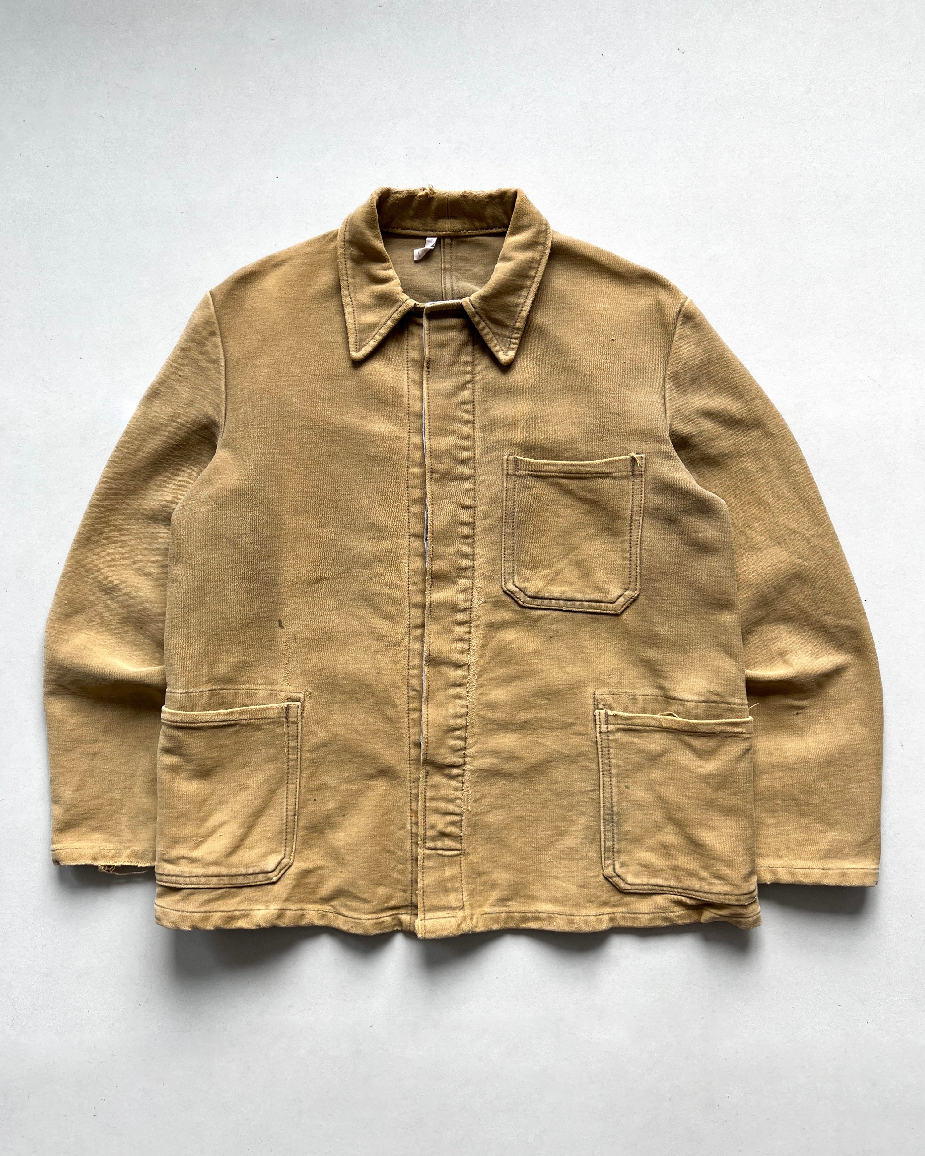 1960S GERMAN MOLESKIN WORK JACKET (M)