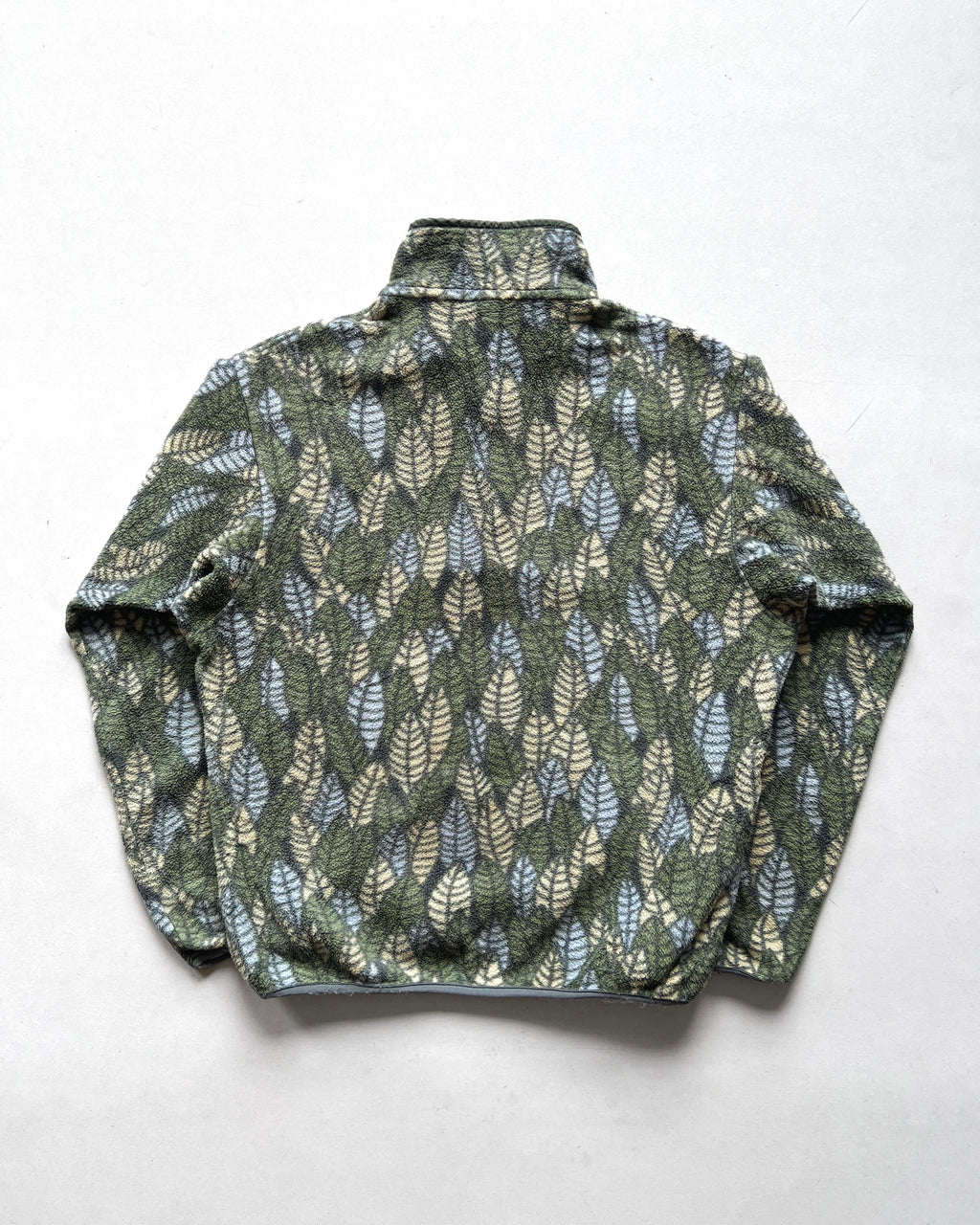 1990S PATAGONIA 'SPEARS LEAF' SNAP-T FLEECE (M)