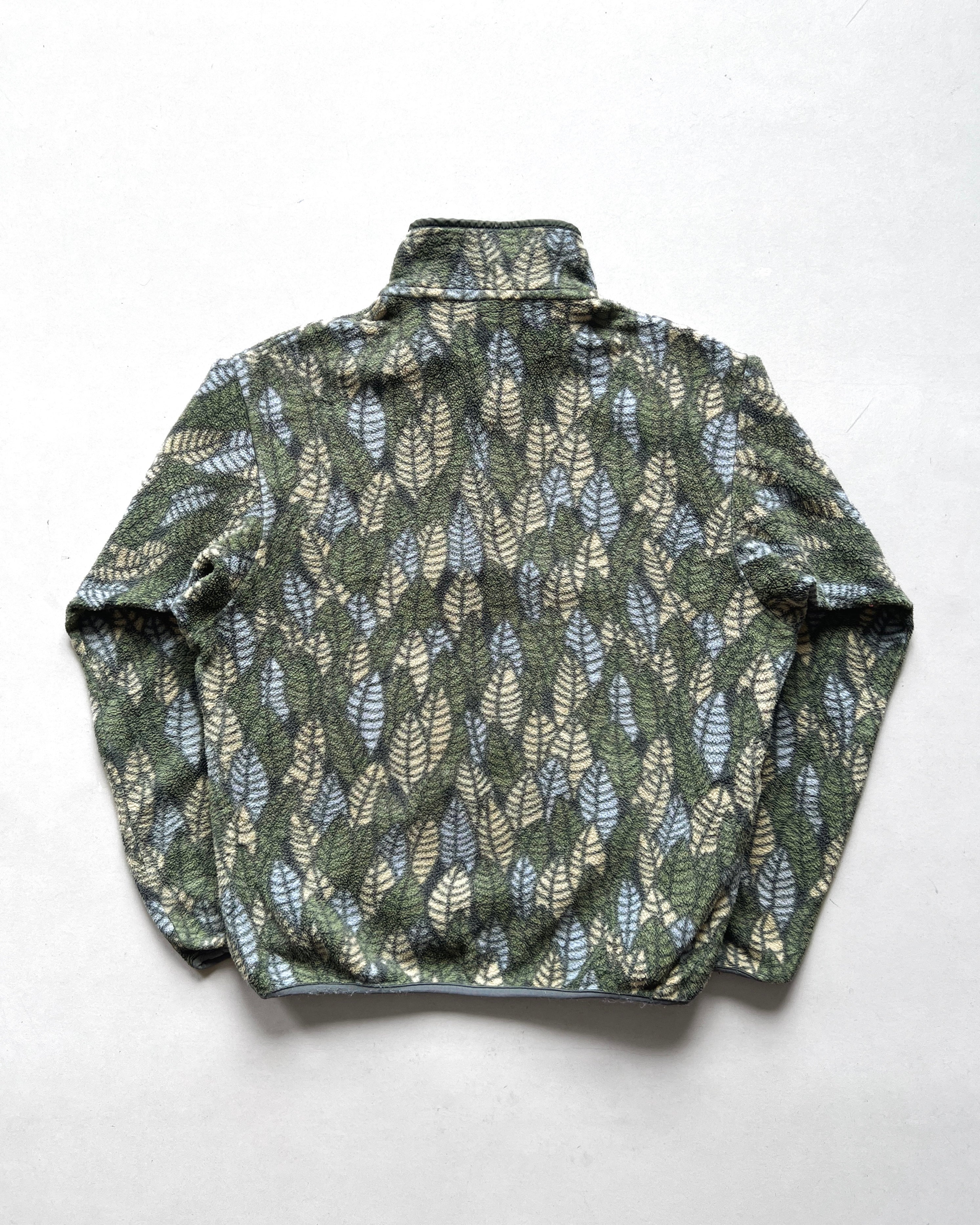 1990S PATAGONIA 'SPEARS LEAF' SNAP-T FLEECE (M)