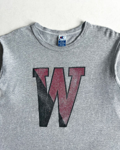 1990S CHAMPION 'UNIVERSITY WESLEYAN' TEE (L)