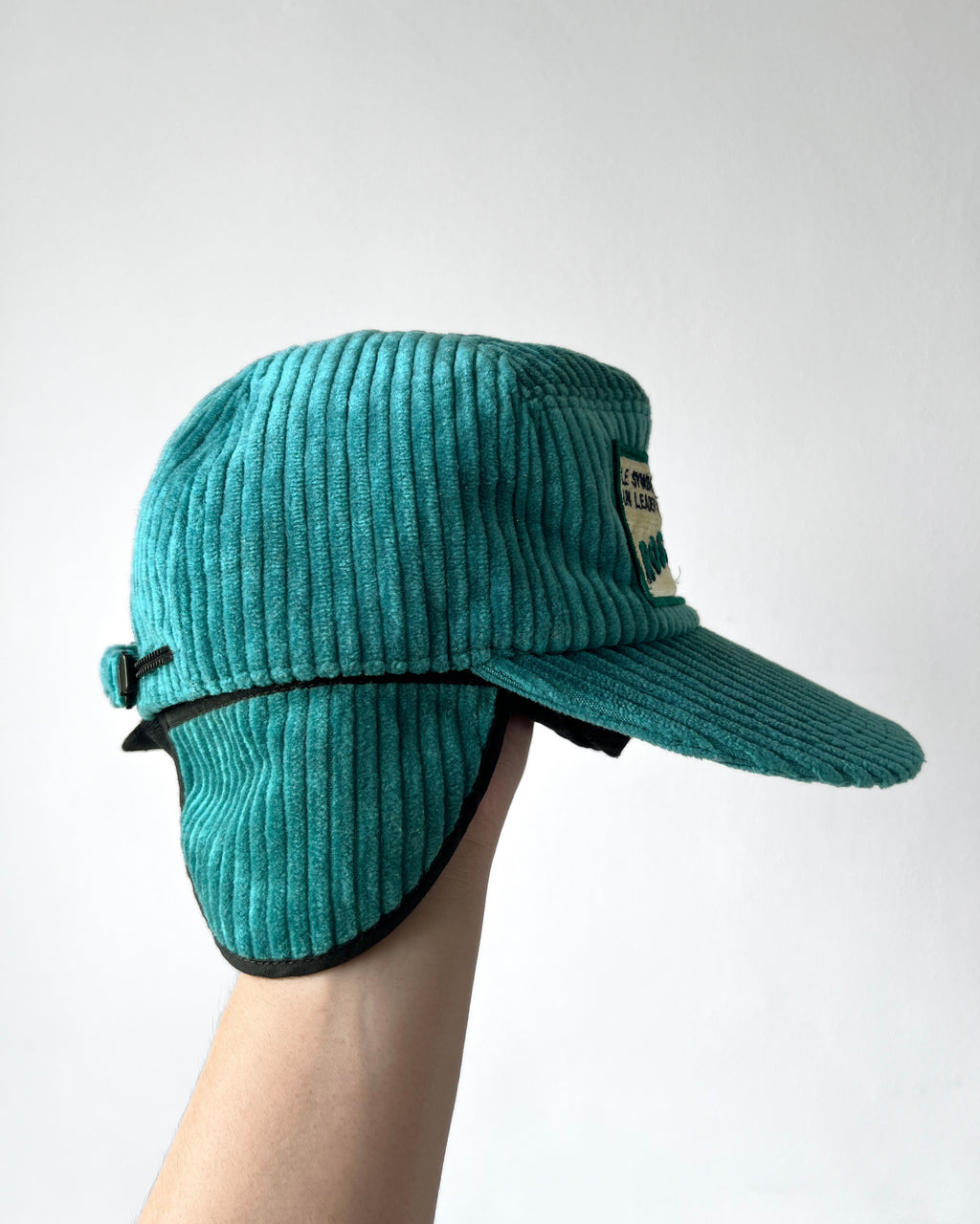 1990S ‘ROSSIGNOL’ CORDUROY RACING TRUCKER CAP (OS)