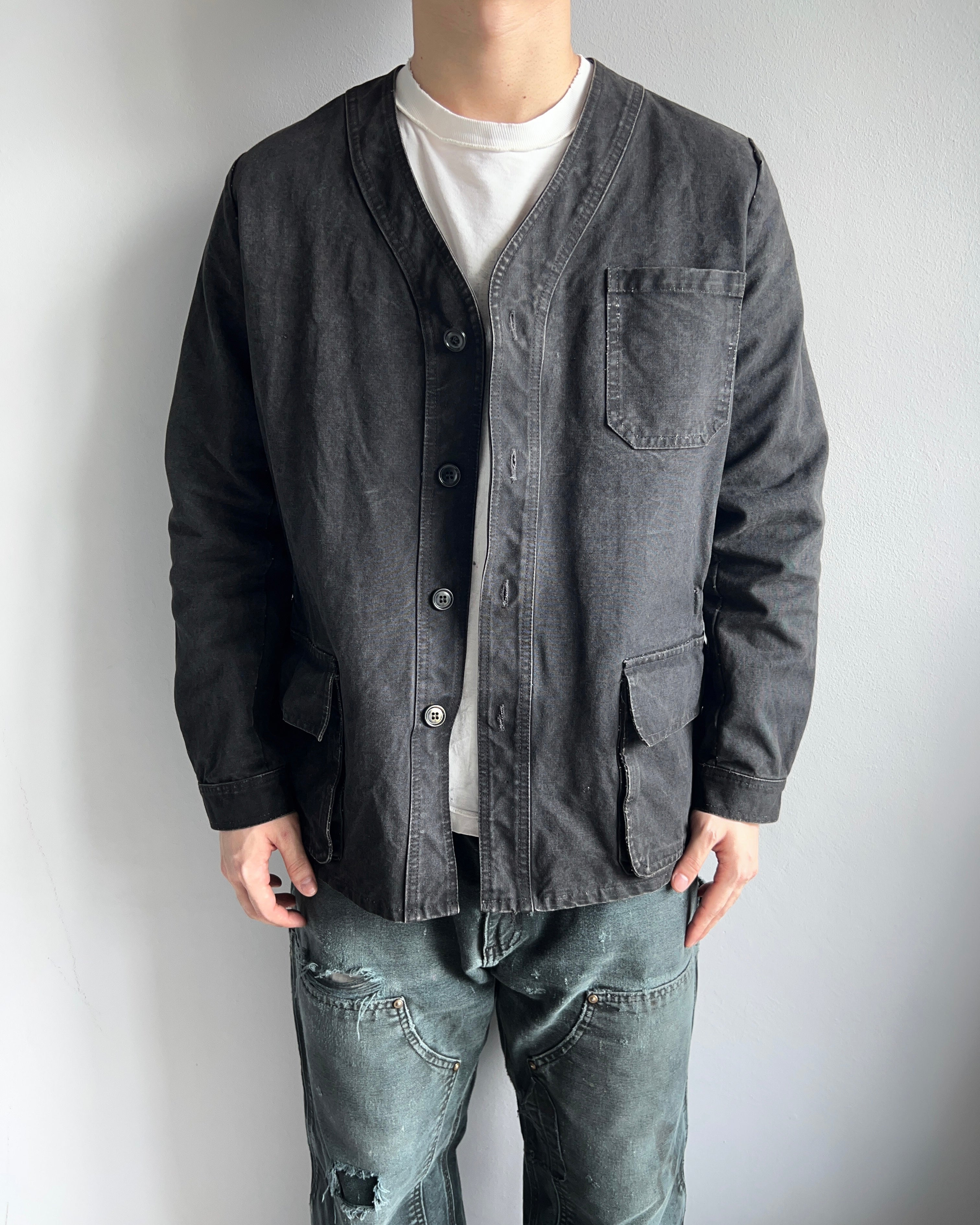 1986 BLACK EUROPE WORK CHORE JACKET (M)