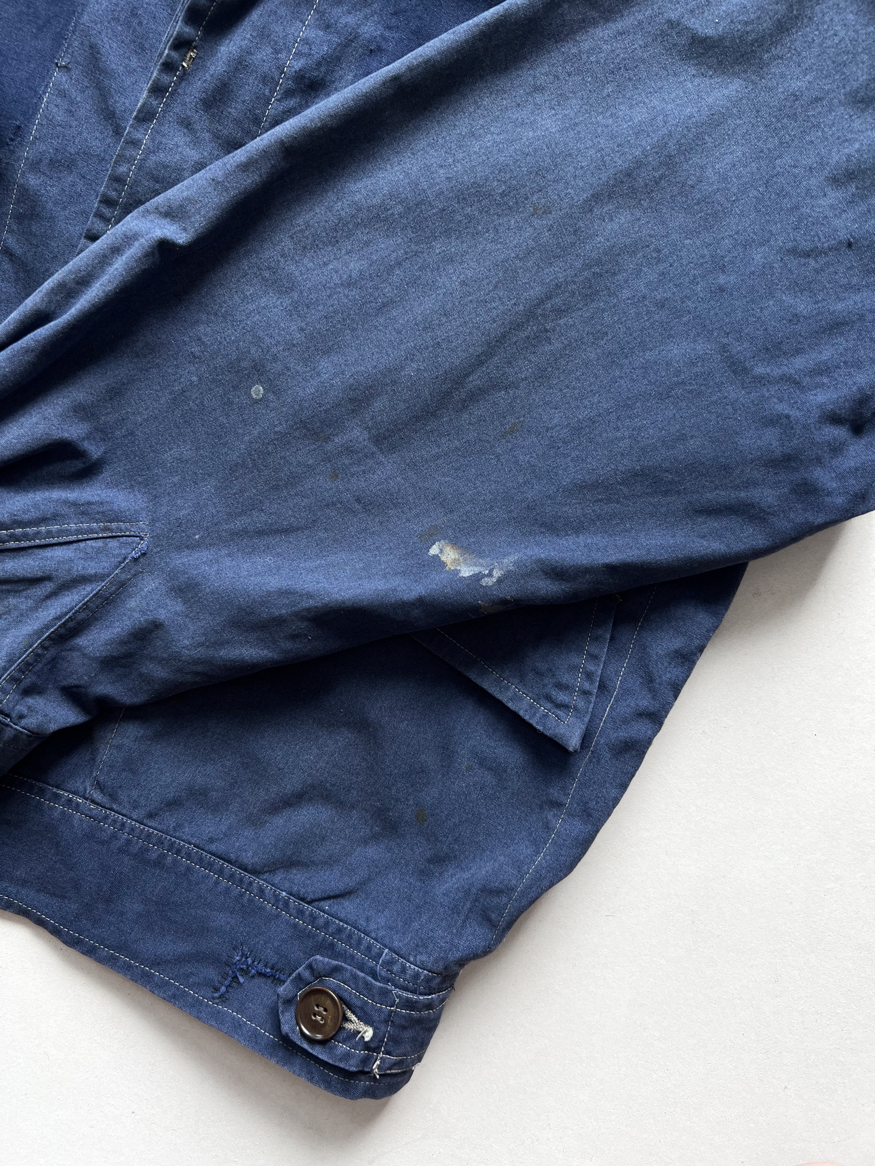 1960S FADED INDIGO JAPANESE WORK JACKET (M)