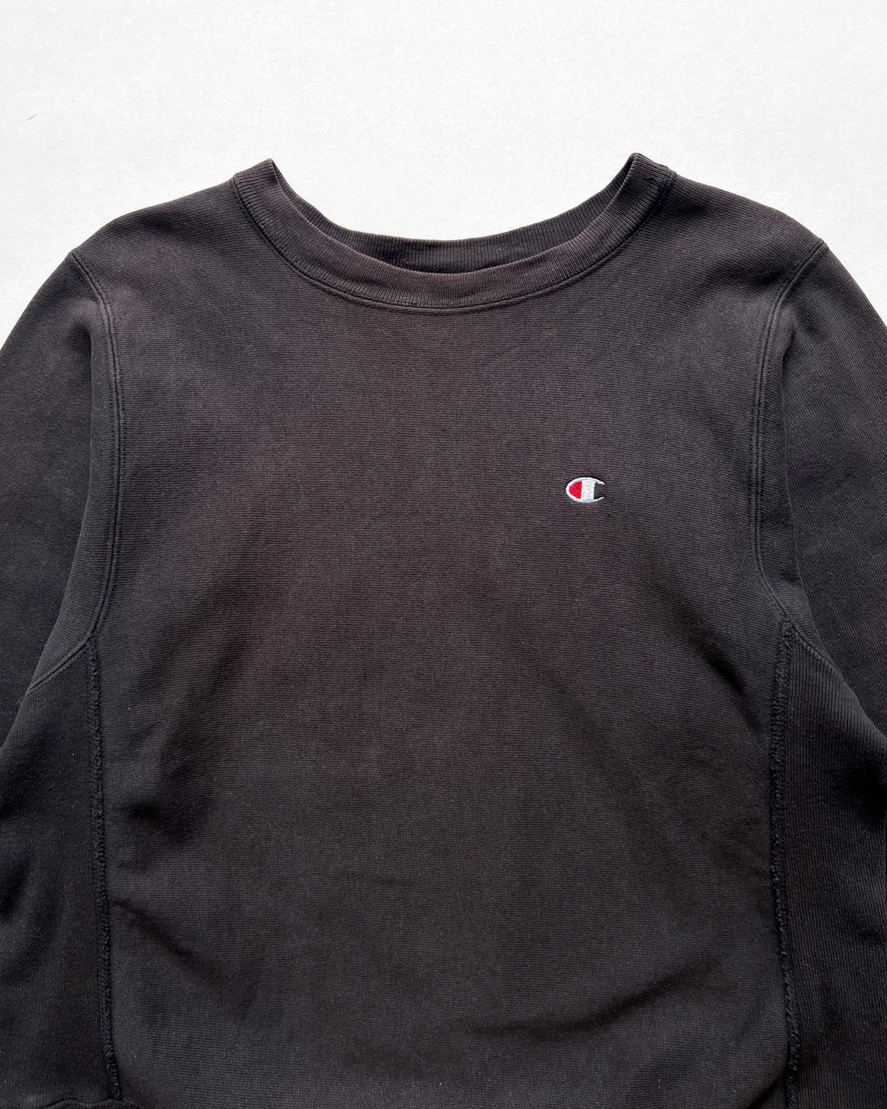 1980S BLACK CHAMPION REVERSE WEAVE SWEATSHIRT (S)