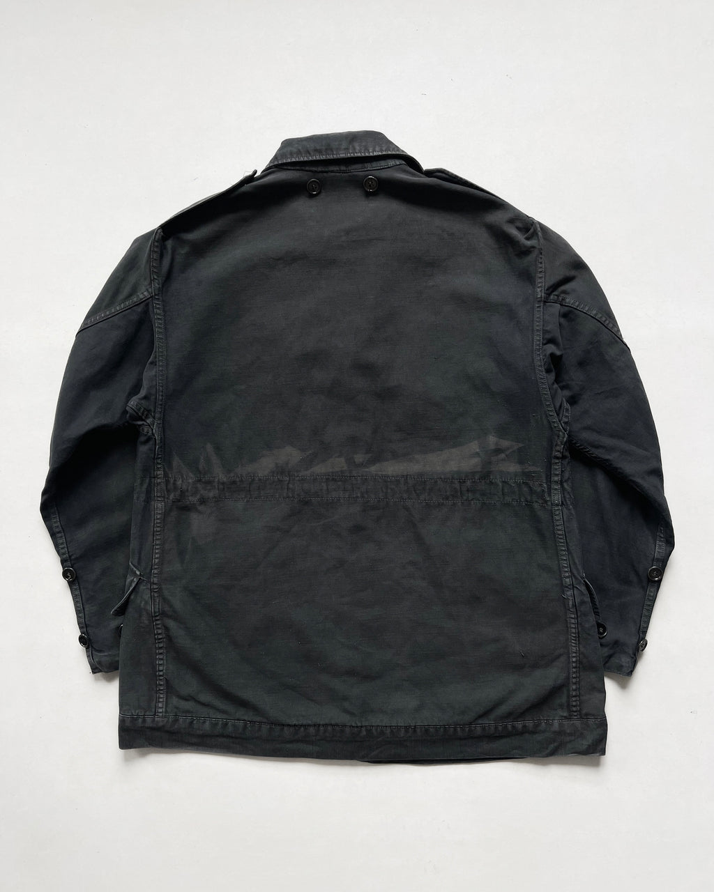 1960S OVERDYED DUTCH ARMY FIELD JACKET (M)