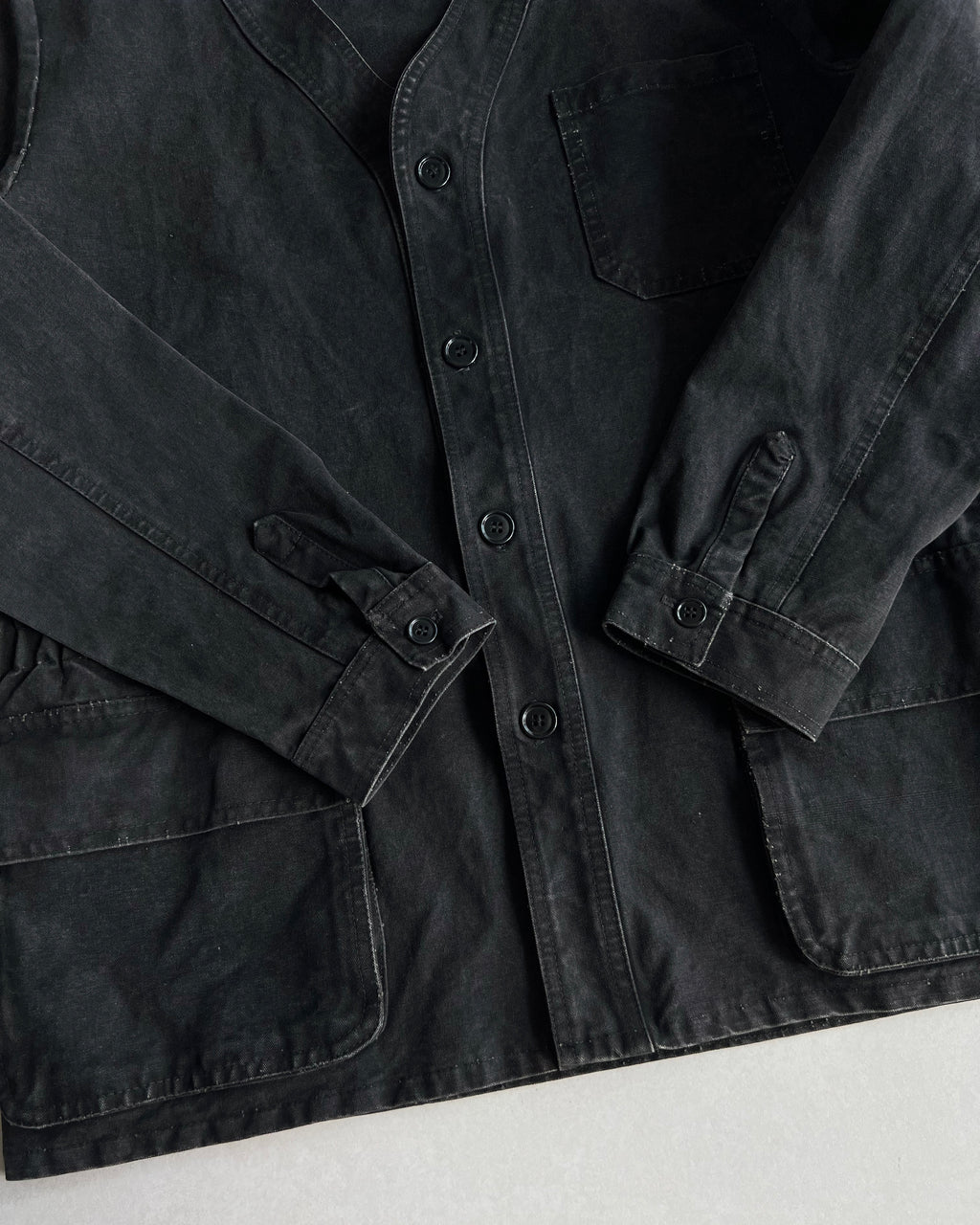 1986 BLACK EUROPE WORK CHORE JACKET (M)