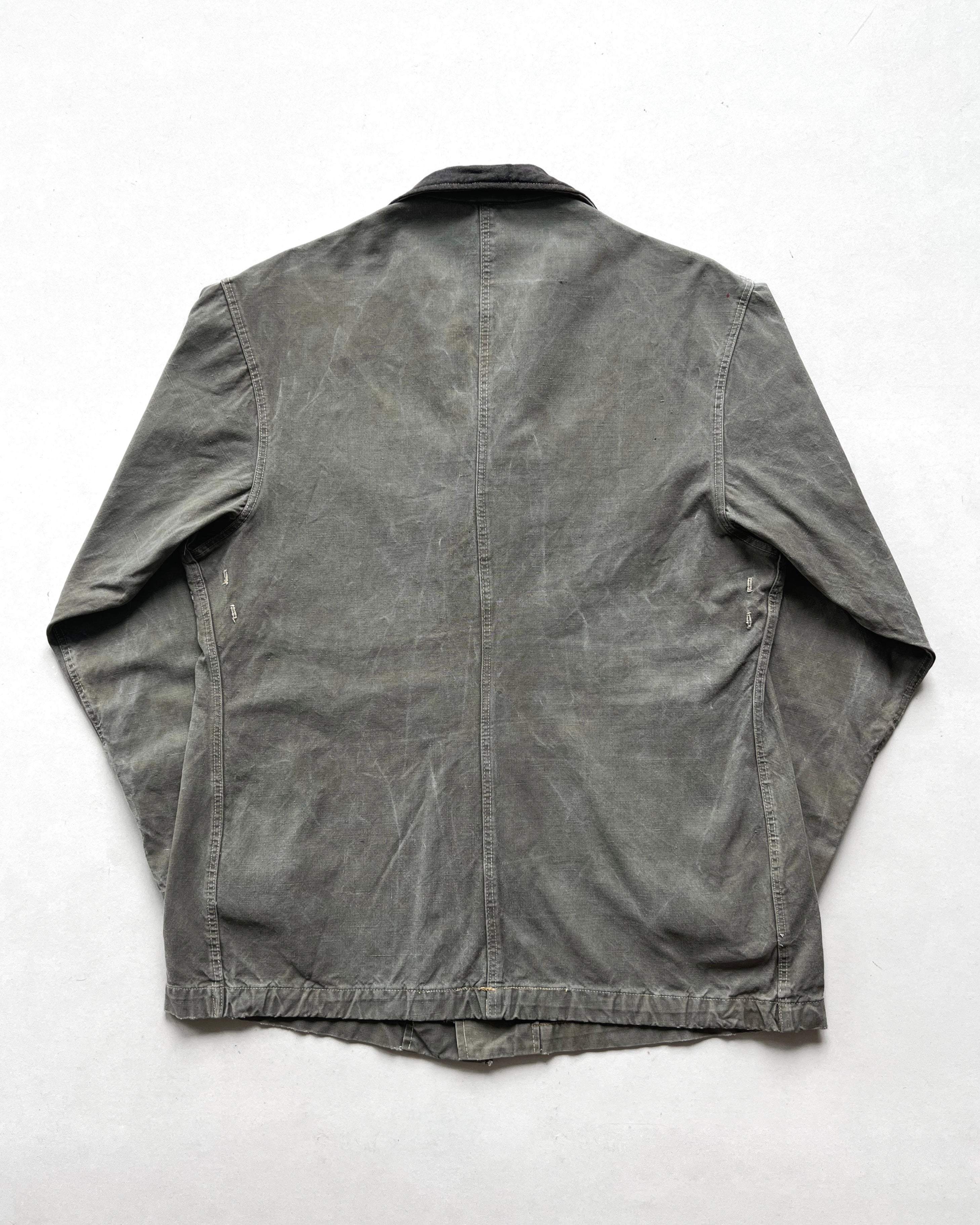 1960S EAST GERMANY G52 ARMY CANVAS JACKET (L)