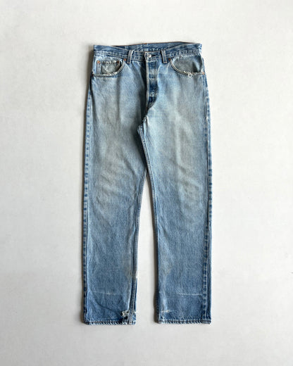 1990S FADED LEVI'S 501 JEANS (33)