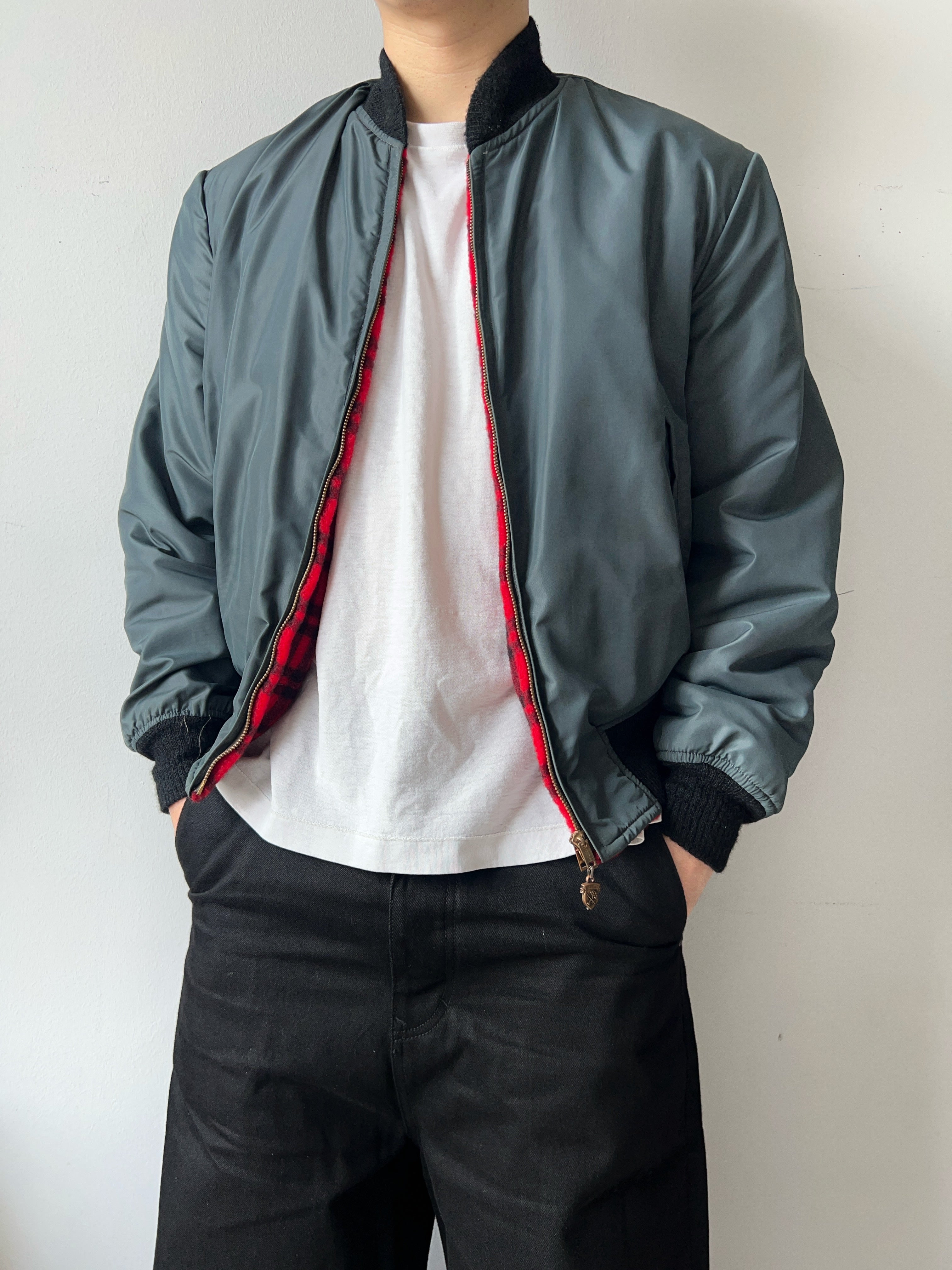 1950S MCGREGOR REVERSIBLE BOMBER JACKET (M)