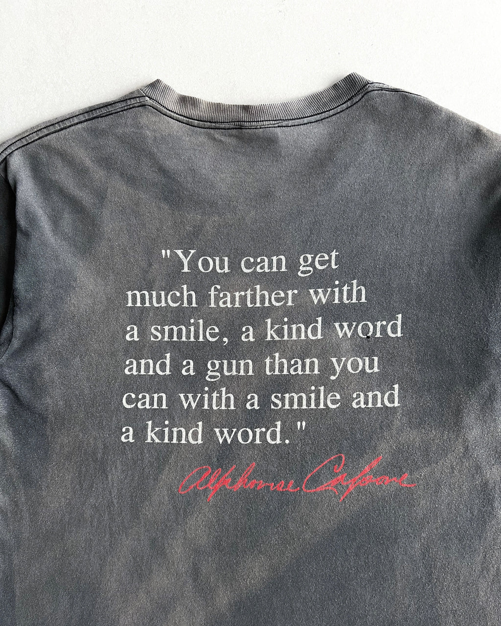 1990S SUN FADED 'CHICAGO CADONE' SINGLE STITCH TEE (M)