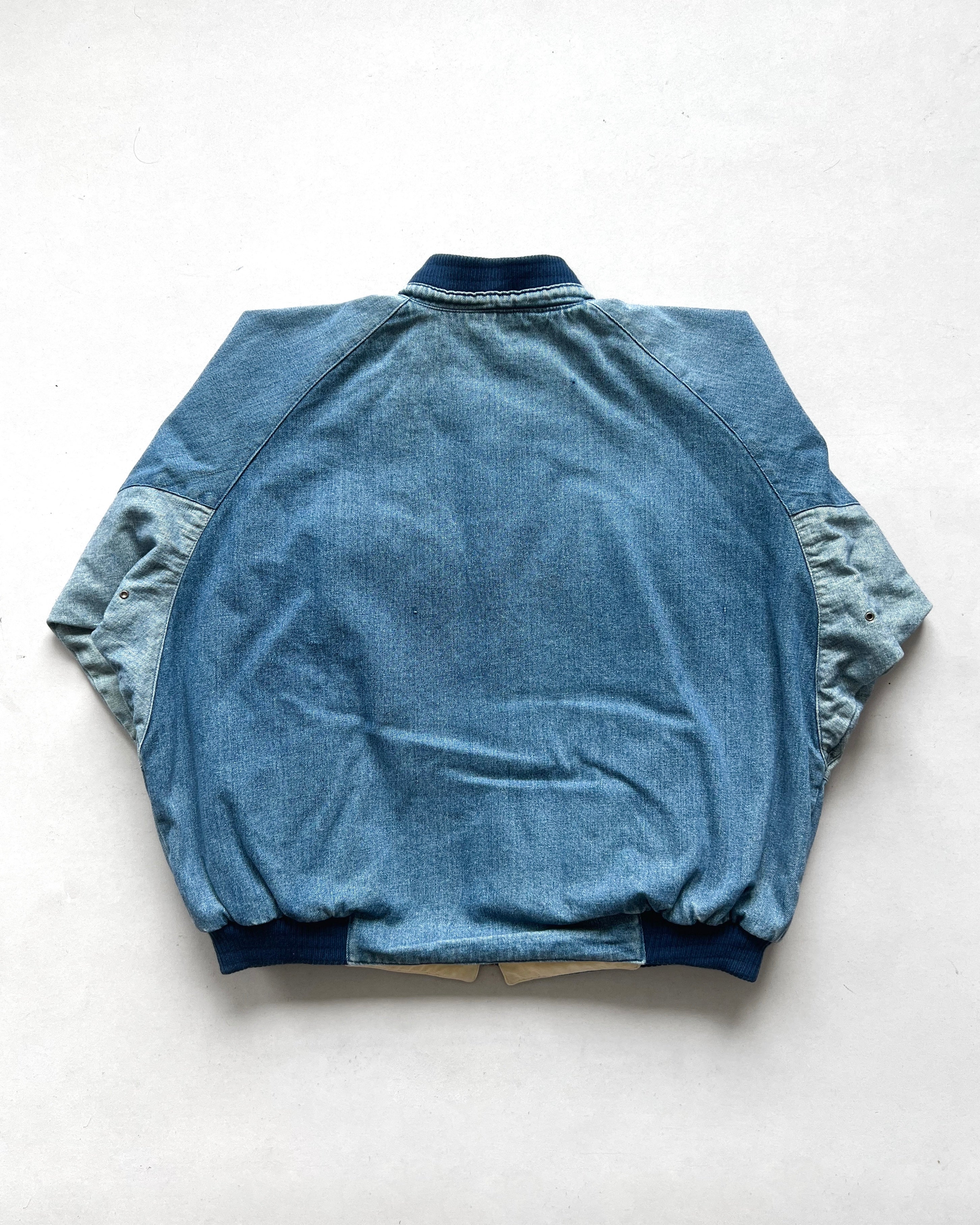 1980S TWO-TONE DENIM REVERSIBLE JACKET (XL)