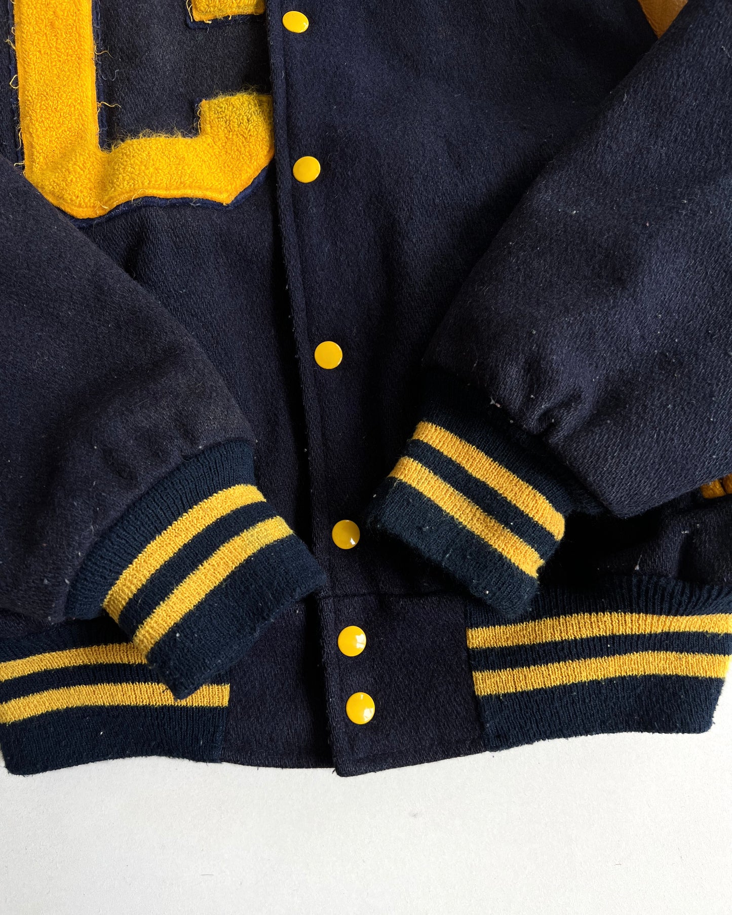 1970S 'CULPEPER' LETTERMAN VARSITY JACKET (L)