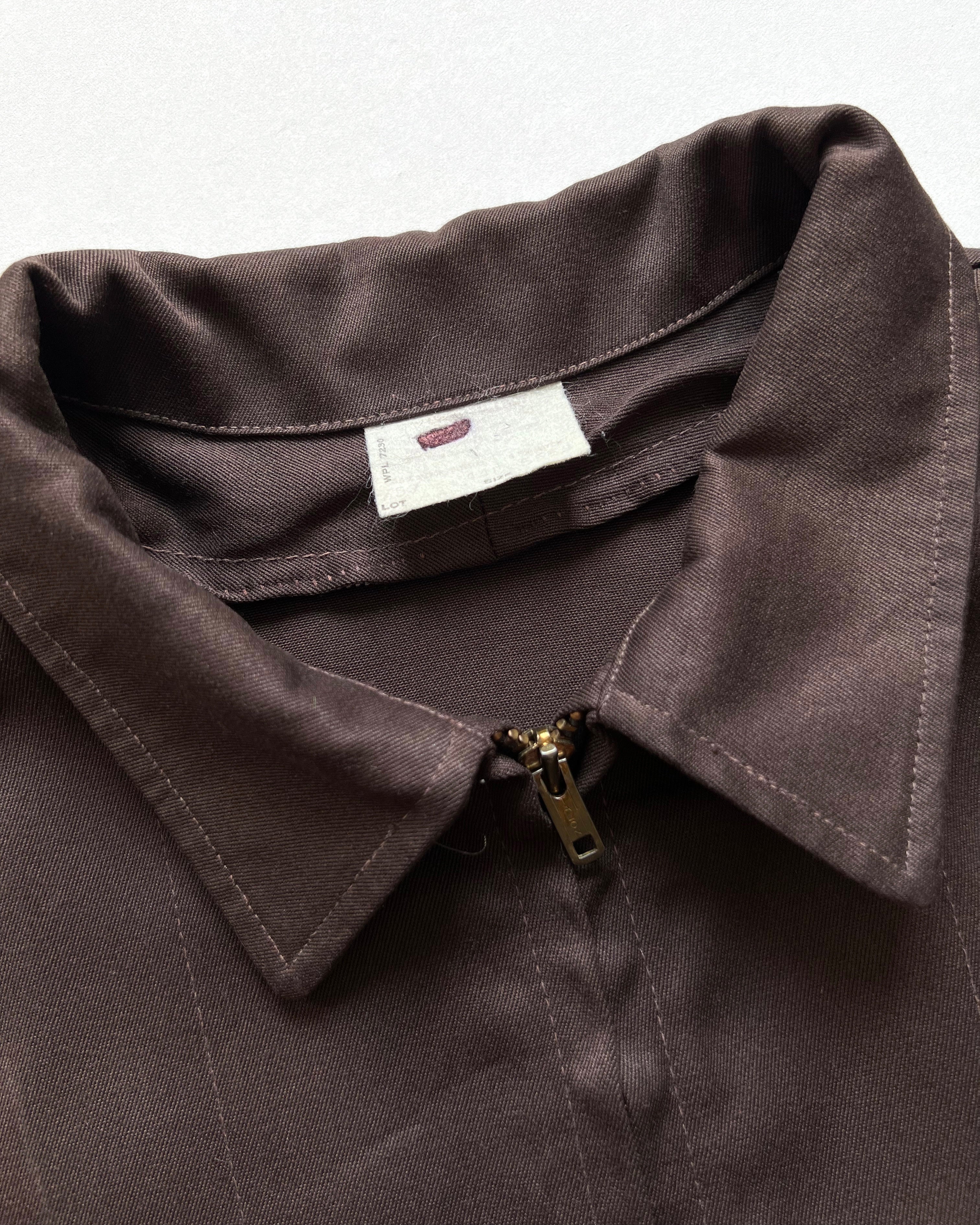 1960S MR.2PLY BROWN DOUBLE POCKET WORK JACKET (L)