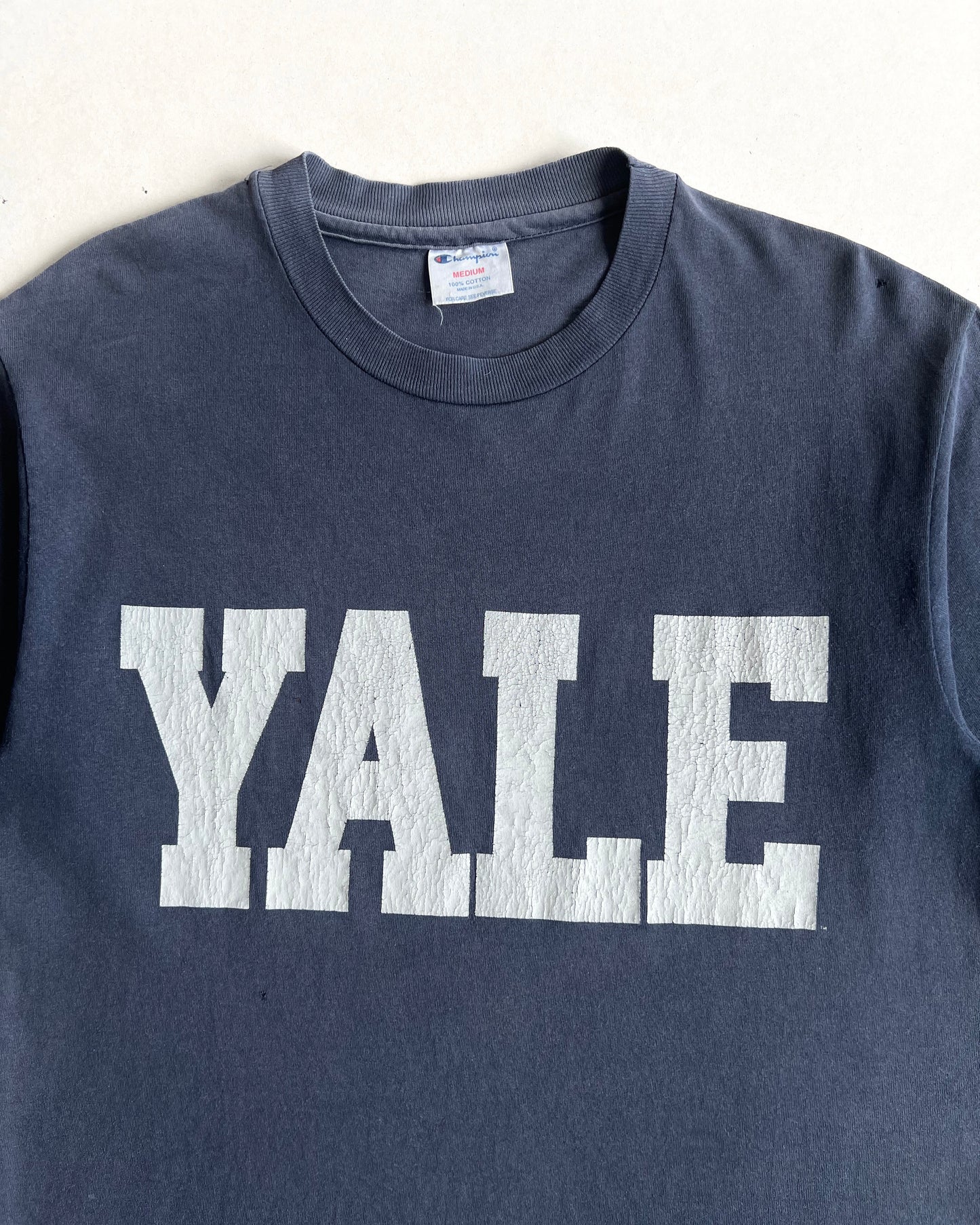 1990S CHAMPION 'YALE' SINGLE STITCH TEE (M)