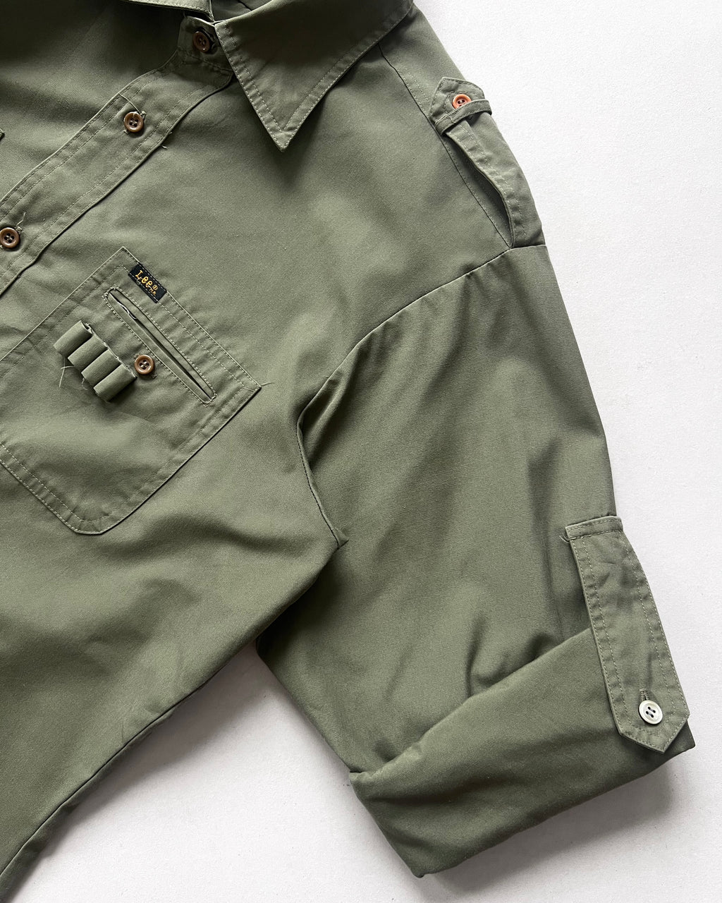 1970S LEE MILITARY CARGO SHIRT (L)
