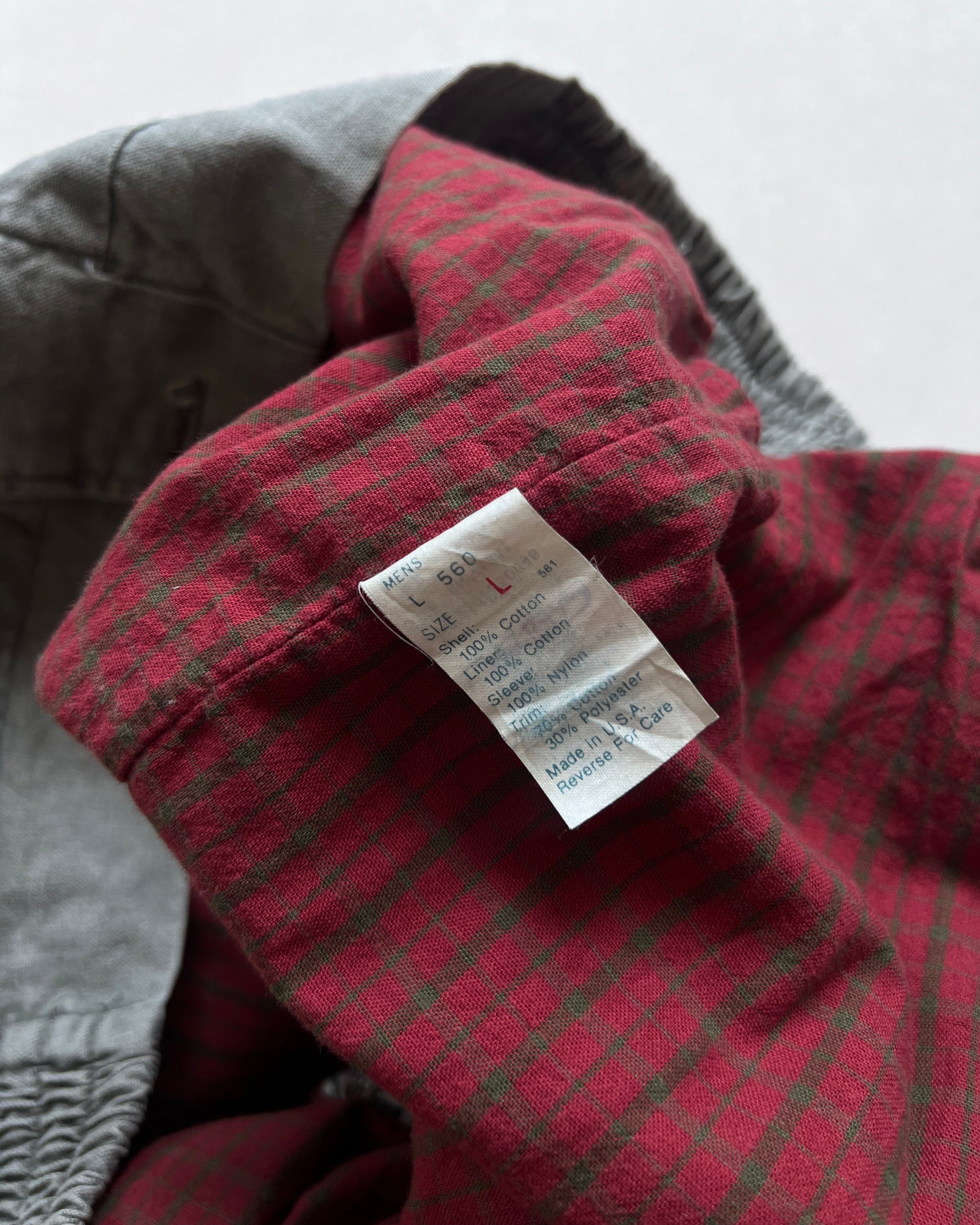 1980S L.L BEAN CANVAS HUNTING JACKET (L)