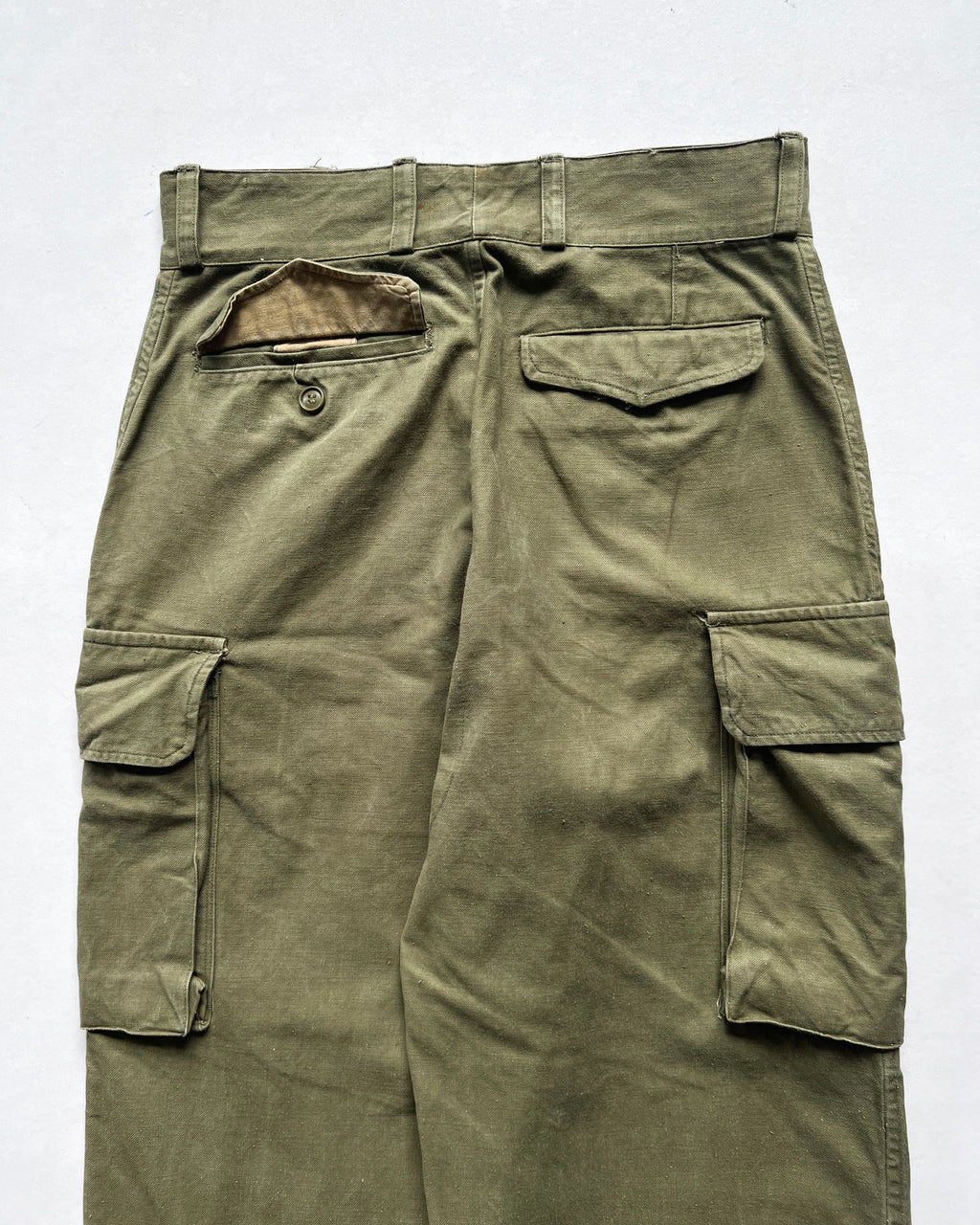 1950S FRENCH ARMY M-47 CARGO TROUSERS (33)