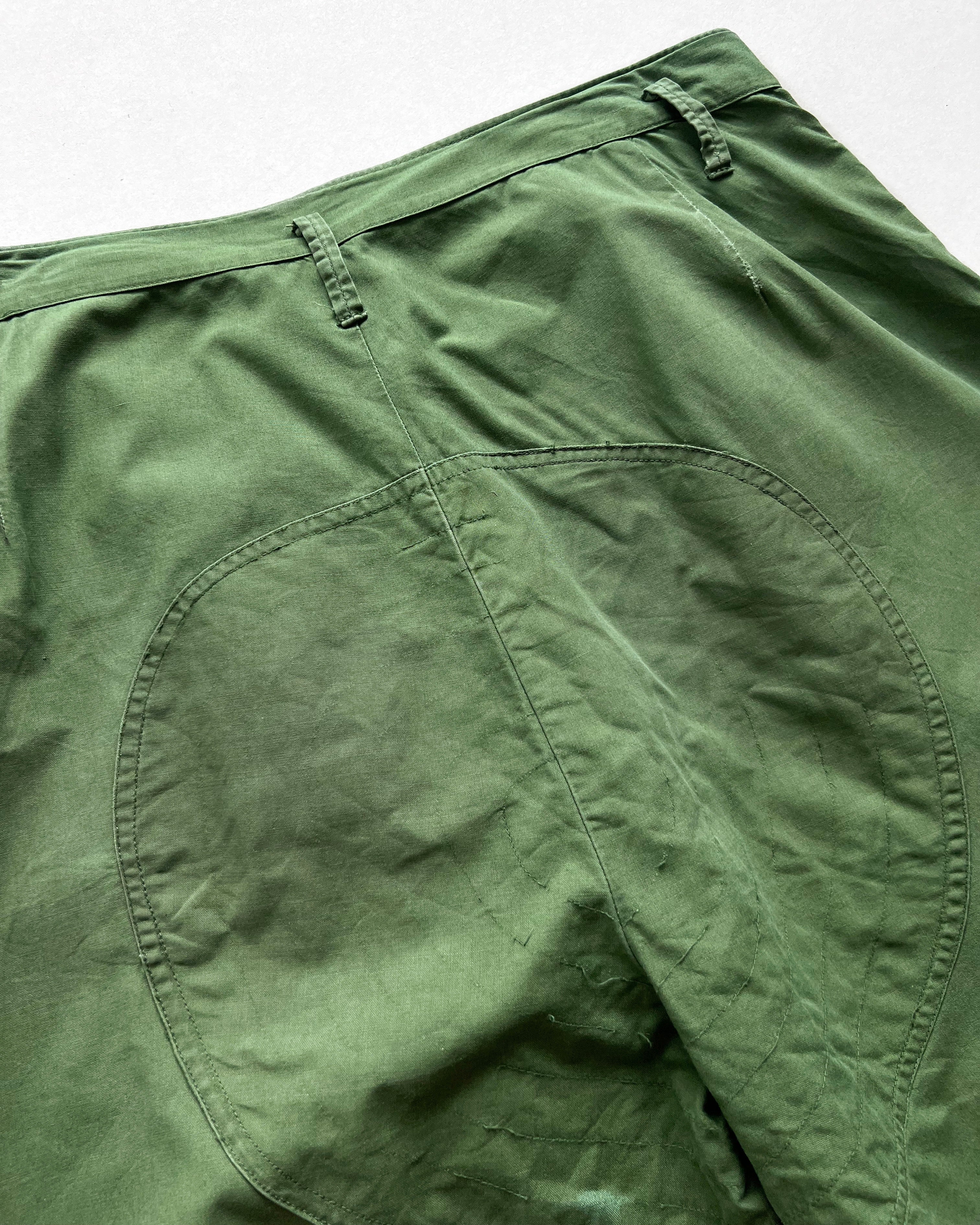 1980S JAPANESE ARMY DOUBLEKNEE TROUSERS (34)