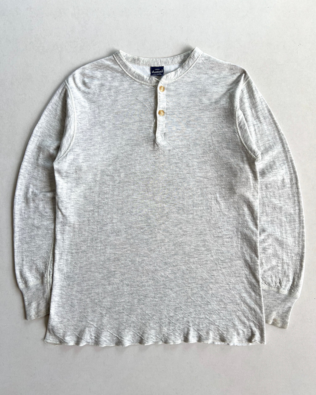 1980S DUOFOLD DOUBLE LAYER LONGSLEEVES INNER TEE (L)