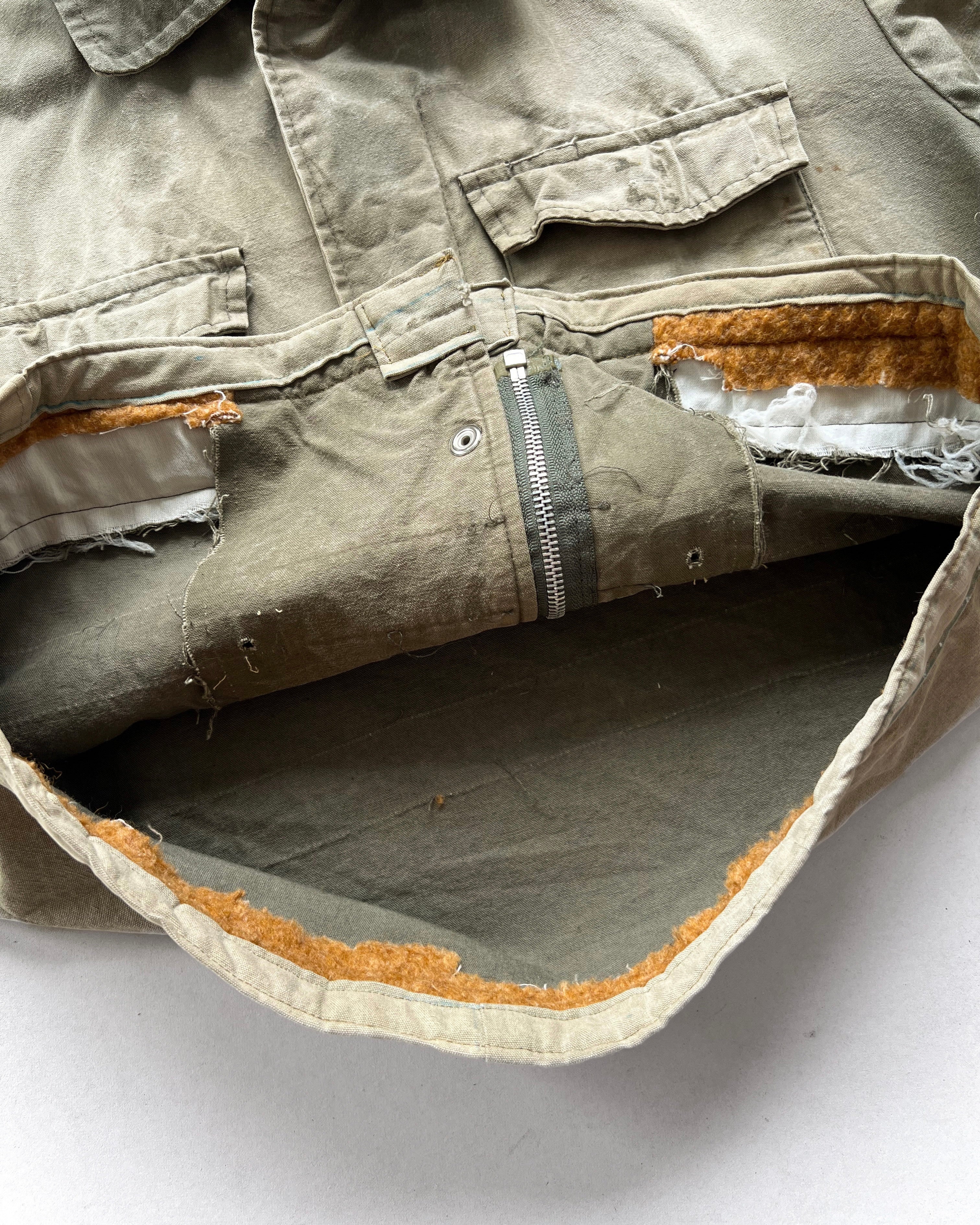 1980S FADED DOUBLE POCKET WORK JACKET (L)