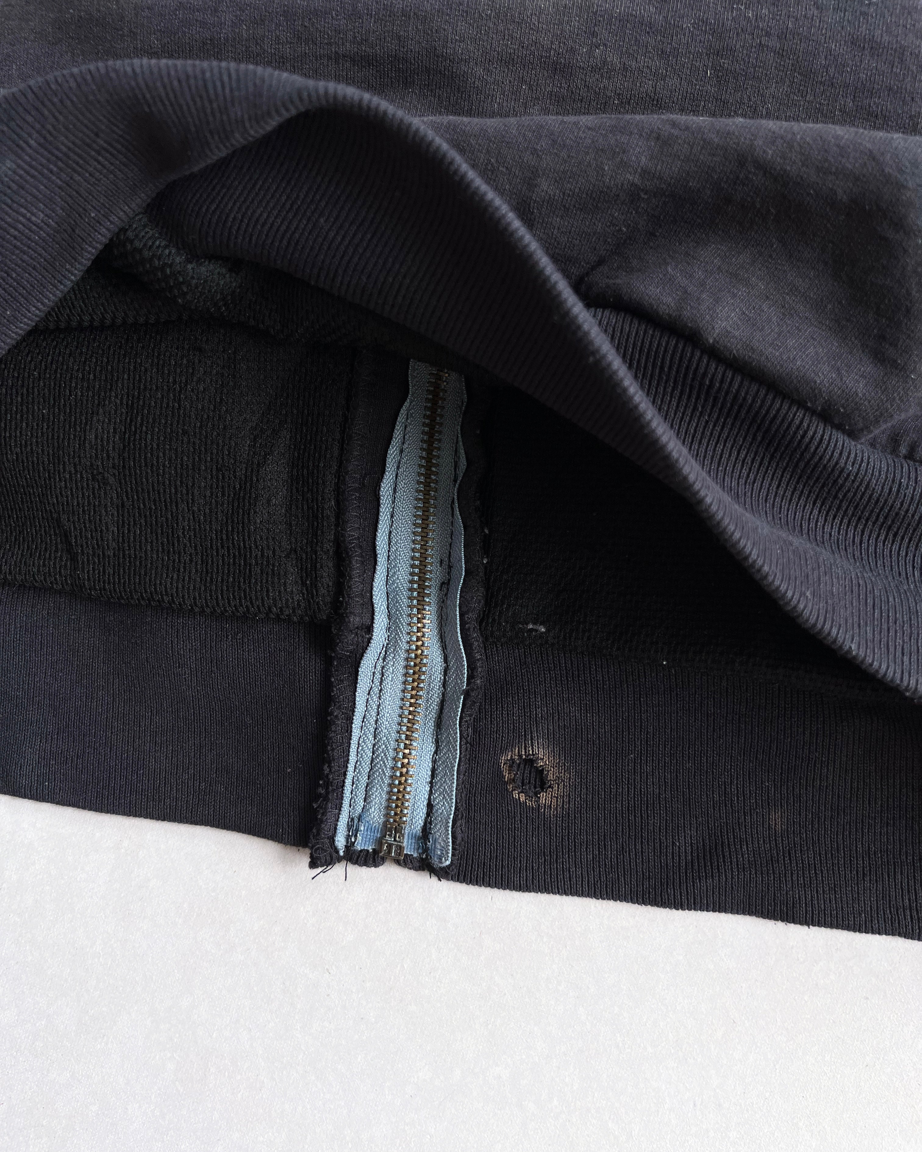 1990S FADED BLACK CARHARTT HEAVYWEIGHT ZIP-UP HOODIE (L/XL)