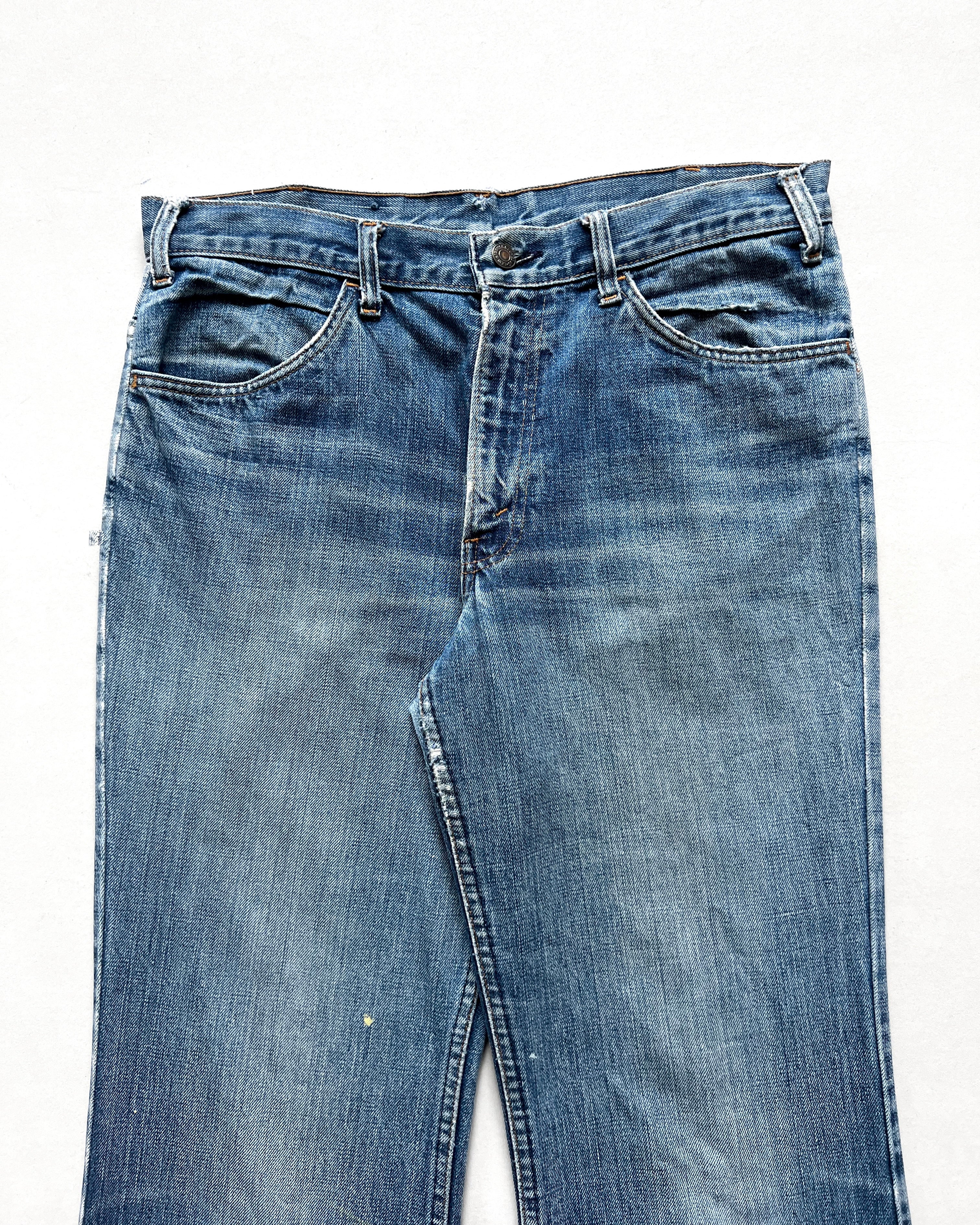 1970S FADED LEVI'S 684 BOOTCUT JEANS (34)