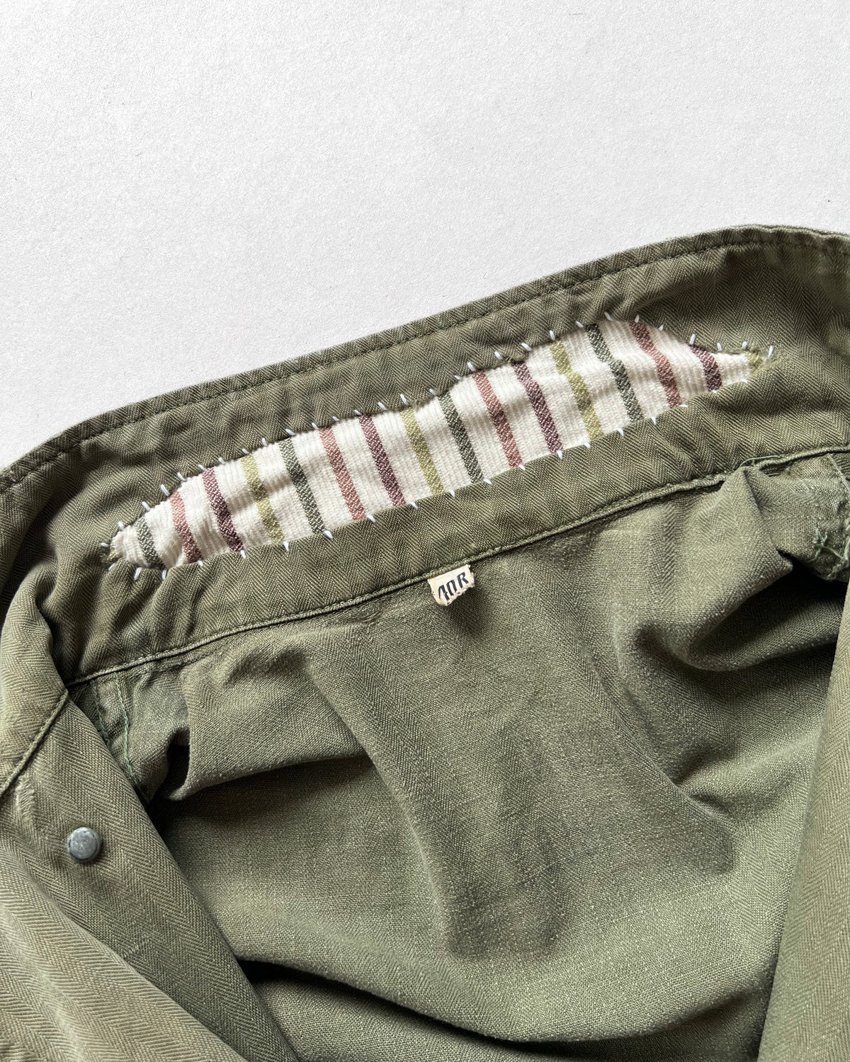 1940S WWII US ARMY 13 STARS M43 HBT JACKET (40R)