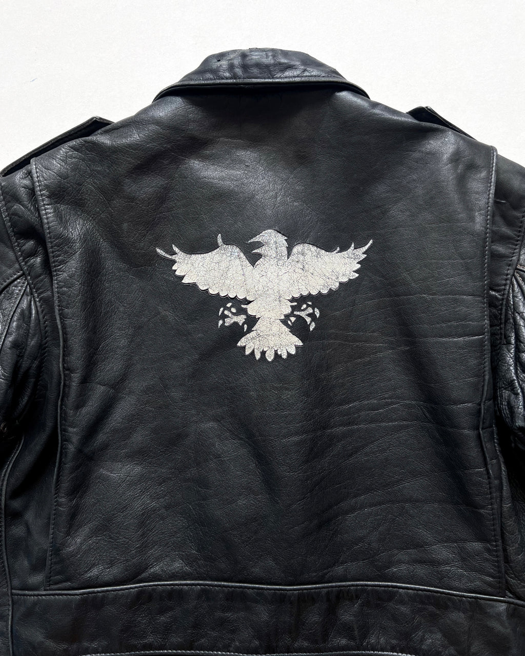 1980S SCHOTT PAINTED A-2 LEATHER JACKET (M)