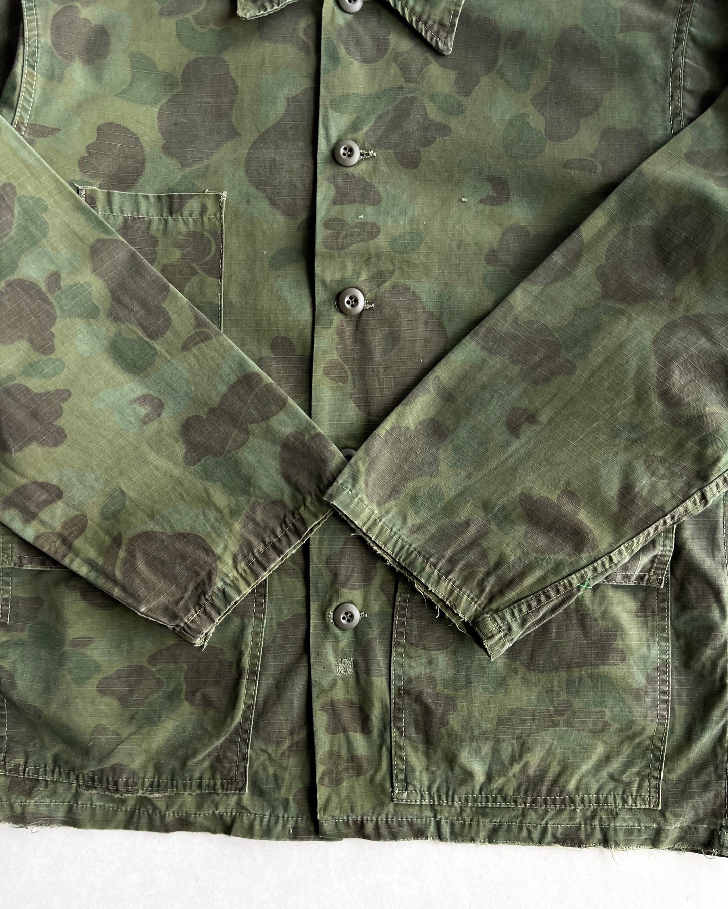 1960S KAMO CAMOUFLAGE HUNTING JACKET (M)