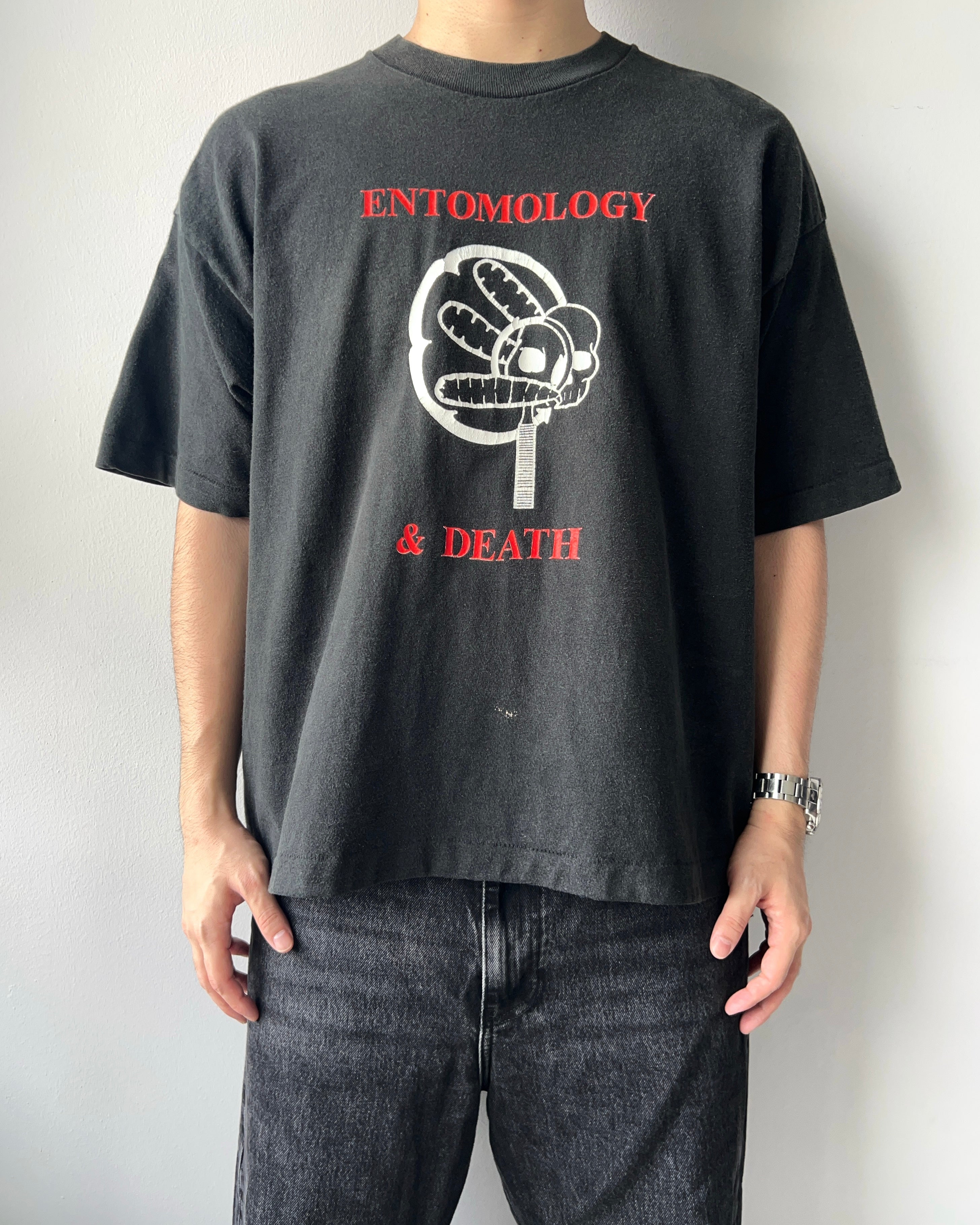 1990S 'ENTOMOLOGY & DEATH' SINGLE STITCH TEE (XL)