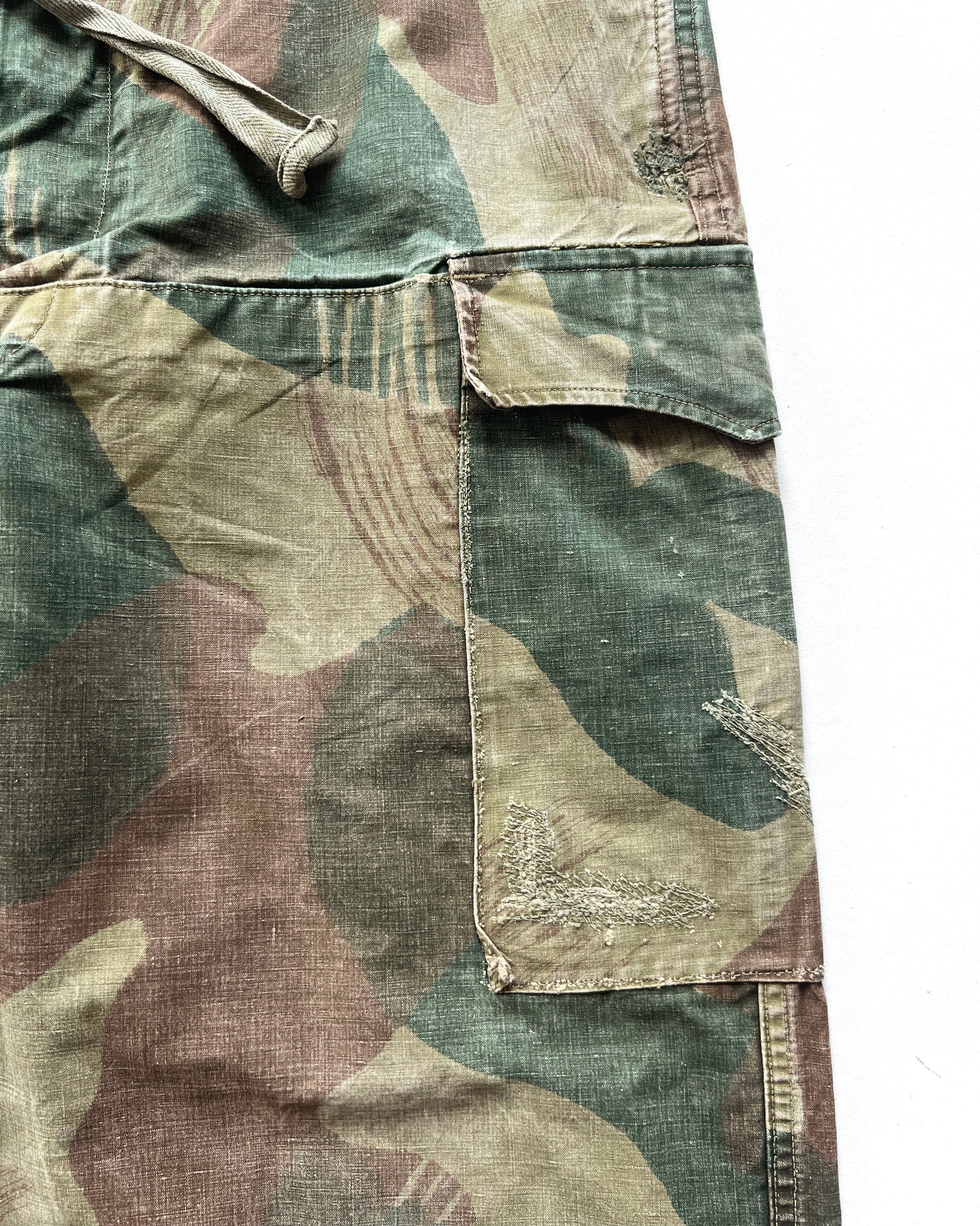 1950S BELGIUM ARMY BRUSHSTROKE CAMO PANTS (36-39)