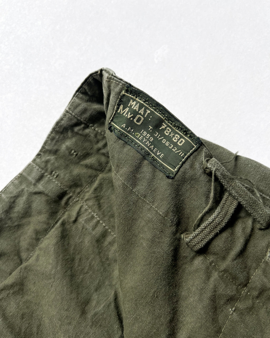 1950S DUTCH ARMY CARGO PANTS (28-32)