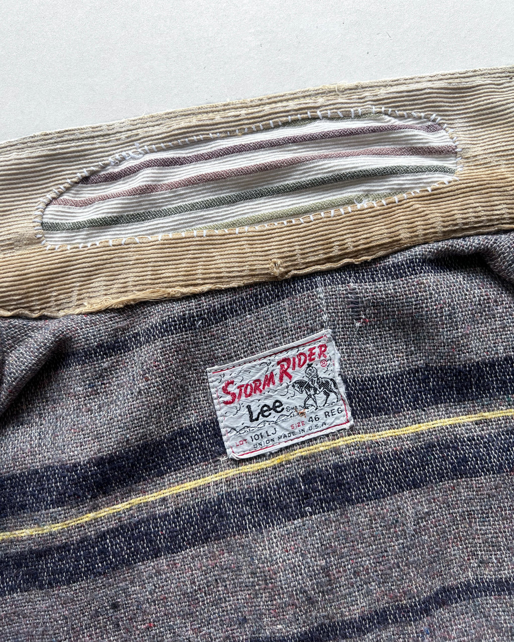 1960S LEE 101-LJ STORM RIDER DENIM JACKET (XL)