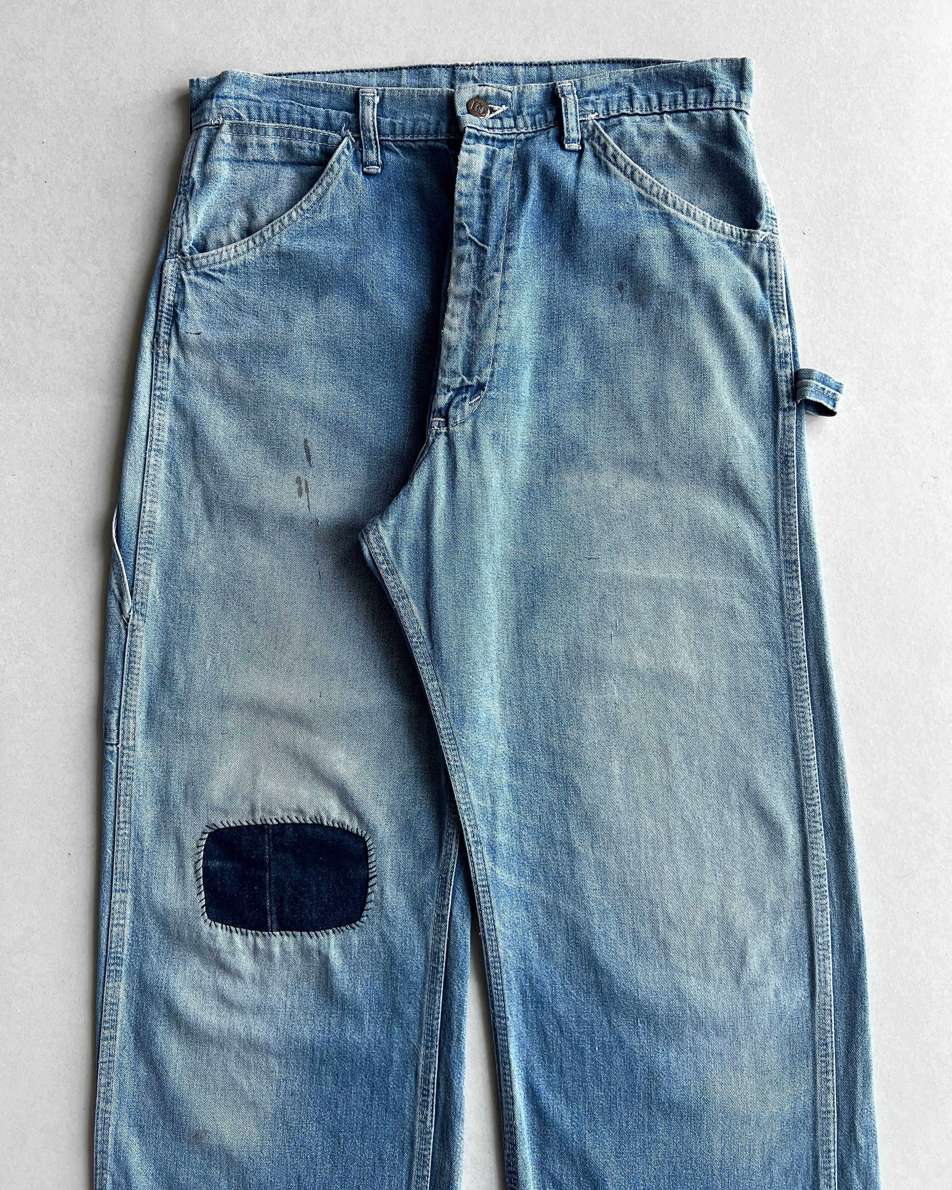1960S DEECEE CARPENTER DENIM WORK PANTS (32X31)