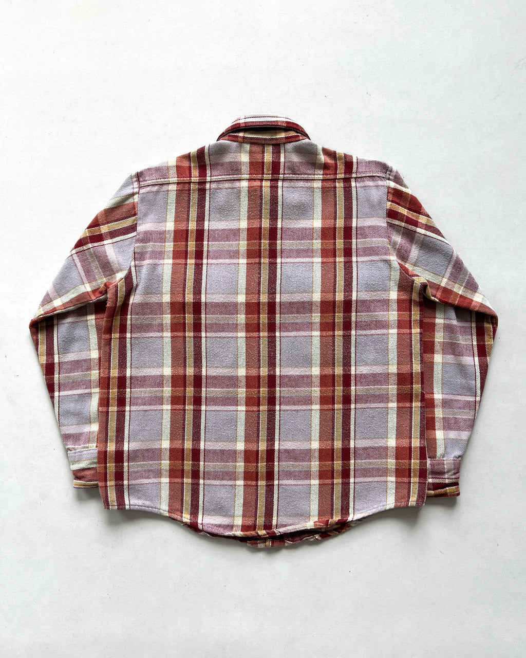 1970S FROSTPROOF PLAID FLANNEL SHIRT (M)
