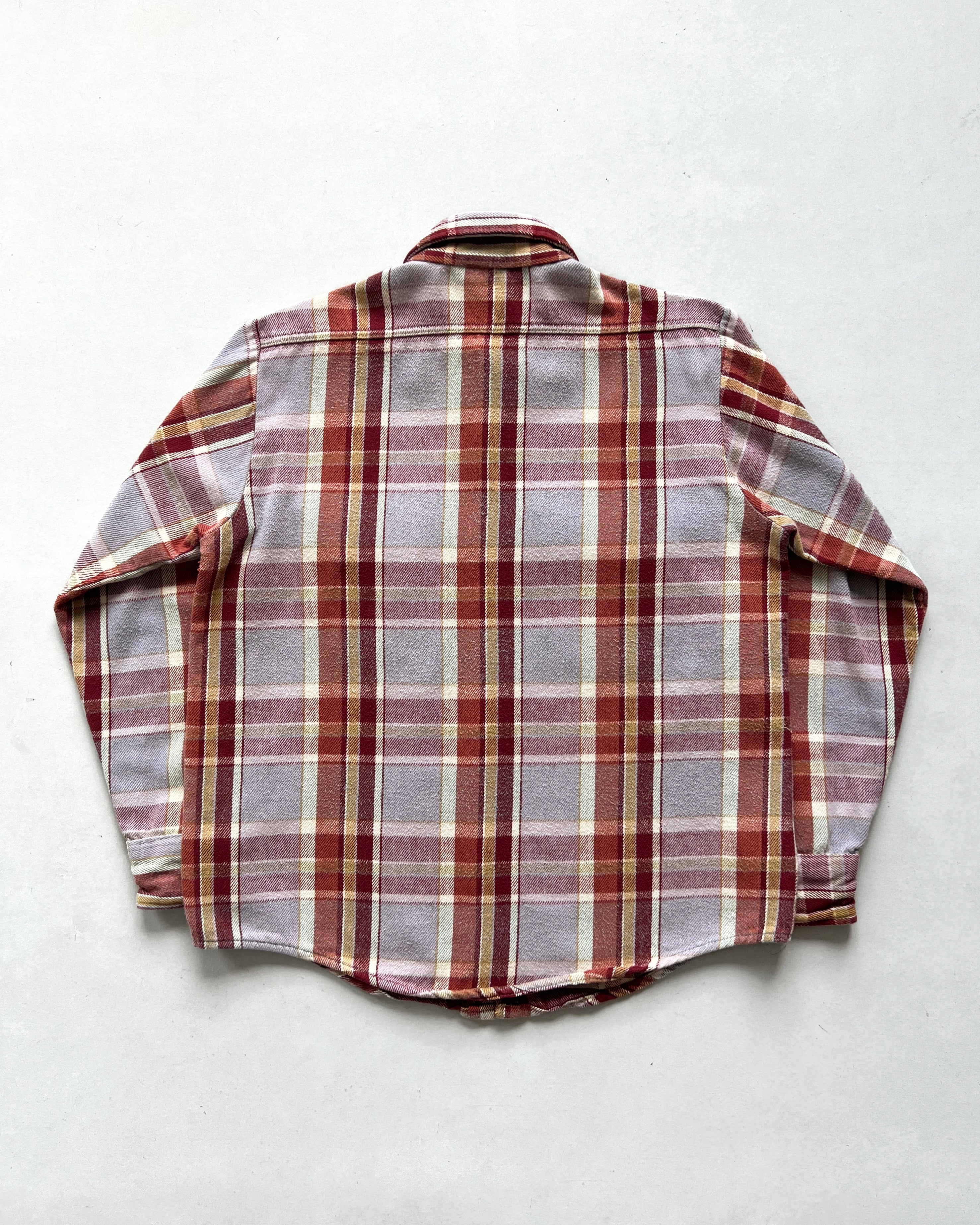 1970S FROSTPROOF PLAID FLANNEL SHIRT (M)