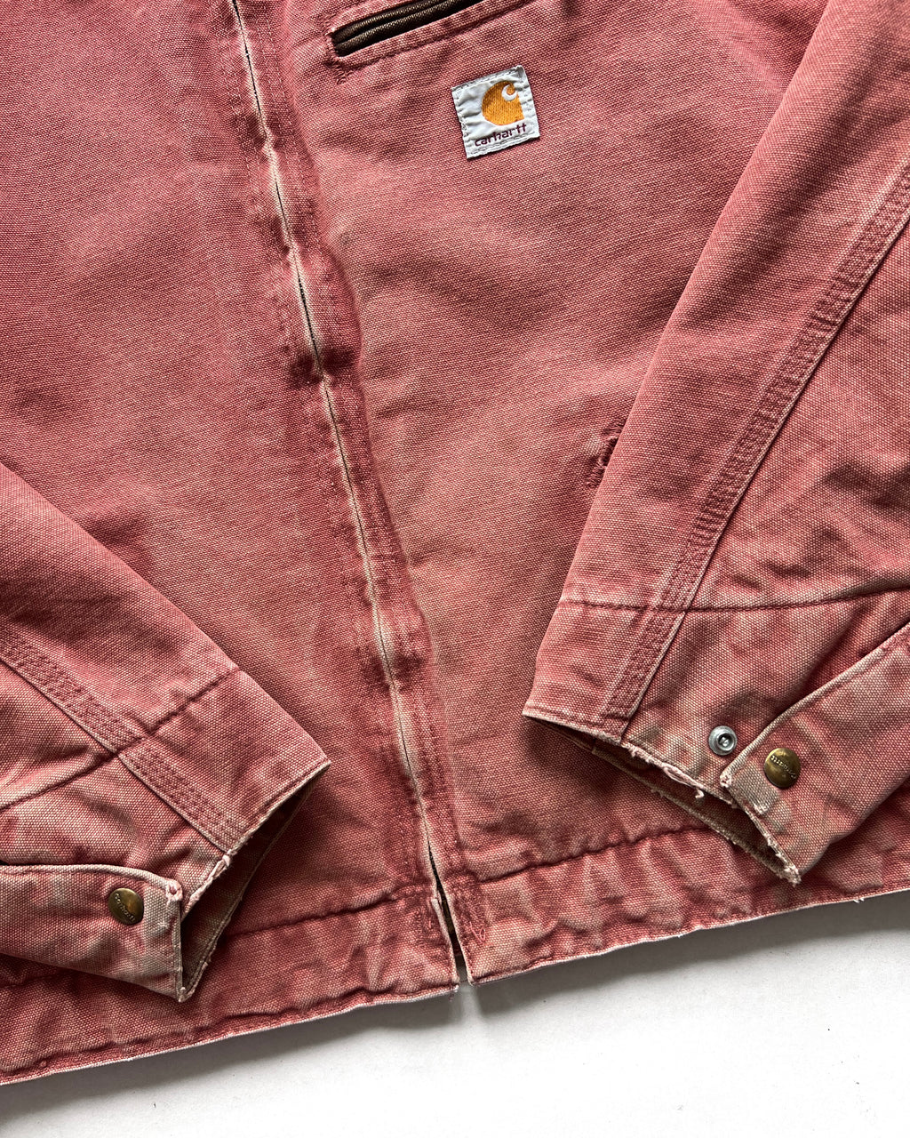 2000S CARHARTT SALMON PINK VRS DETROIT JACKET (XL)
