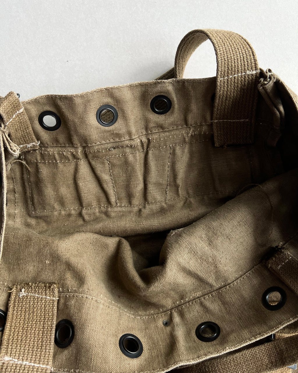 1940S WWII US ARMY CANVAS TOTE BAG (OS)