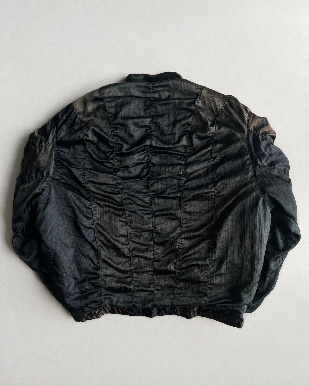 1990S SUN FADED JAPANESE BRAND QUILTED BOMBER JACKET (L/XL)