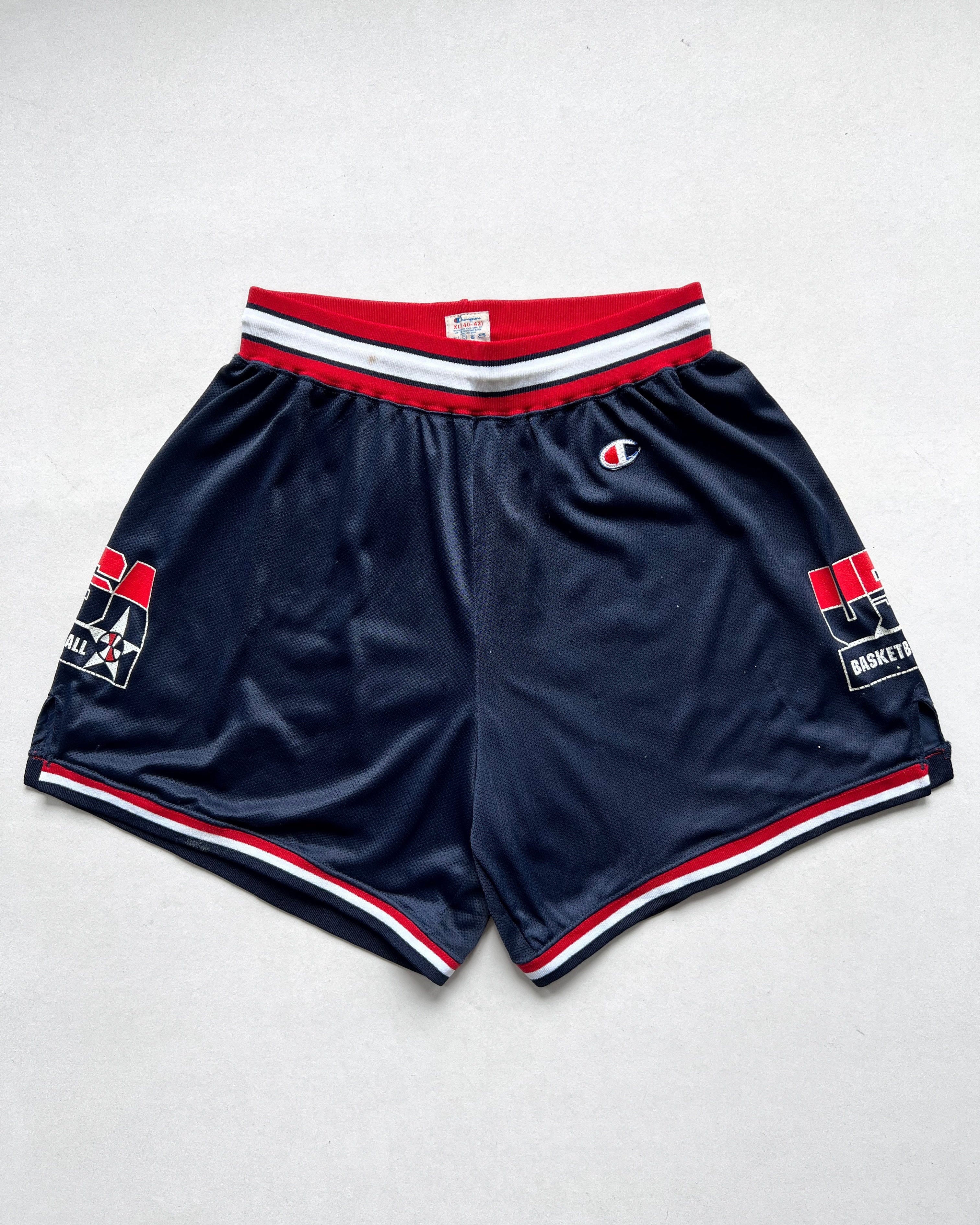 1990S CHAMPION 'USA BASKETBALL' SHORTS (XL)