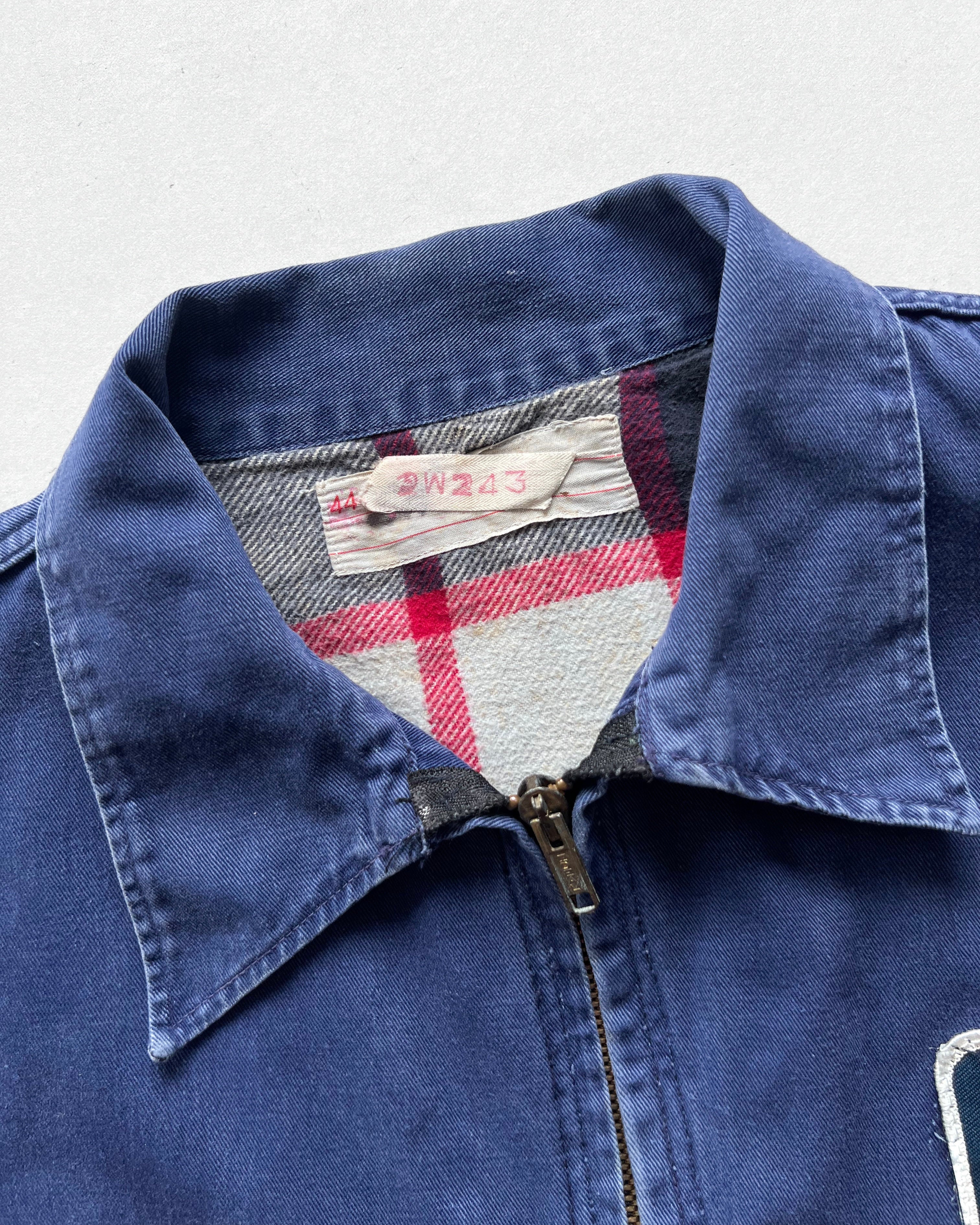 1960S FADED BLANKET LINED WORK JACKET (XL)