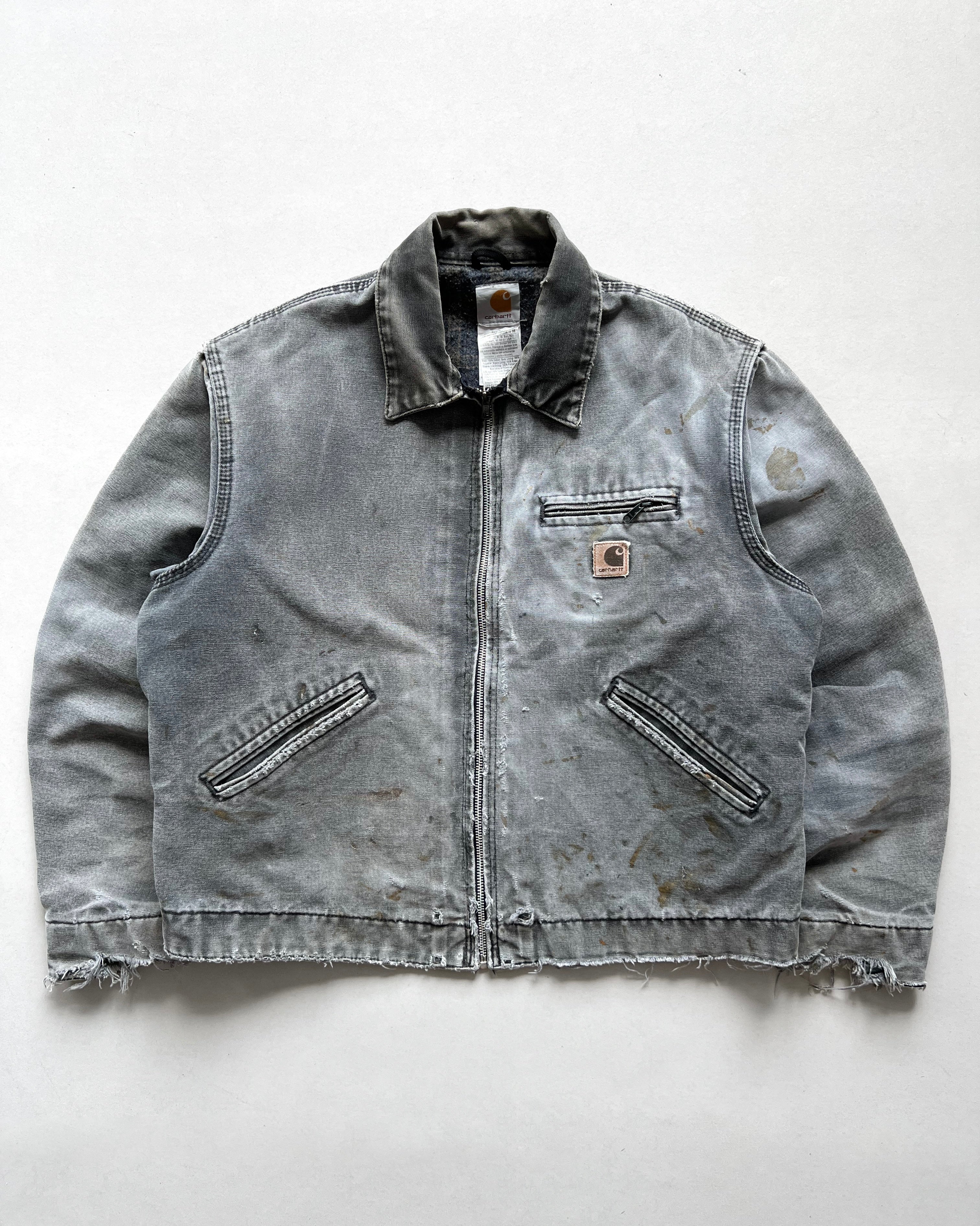 2000S FADED CARHARTT DETROIT WORK JACKET (L)