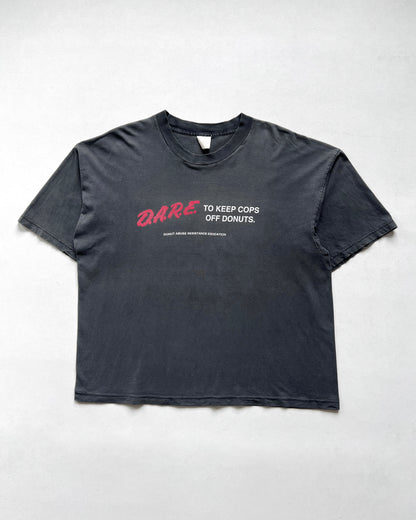 1990S 'DARE TO KEEP COPS OFF DONUTS' SINGLE STITCH TEE (XXL)