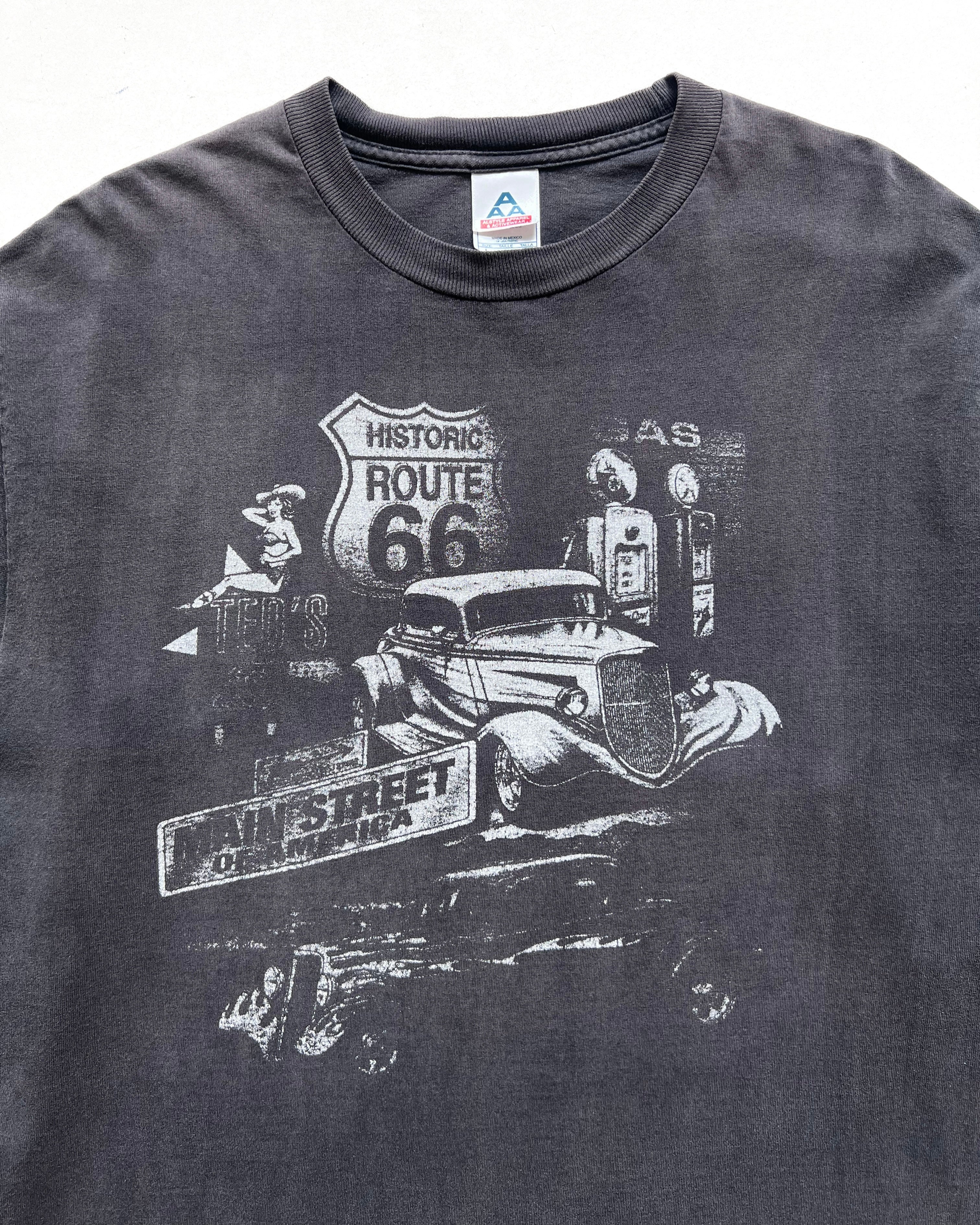 2000S FADED HISTORIC ROUTE 66 LONGSLEEVES TEE (L)