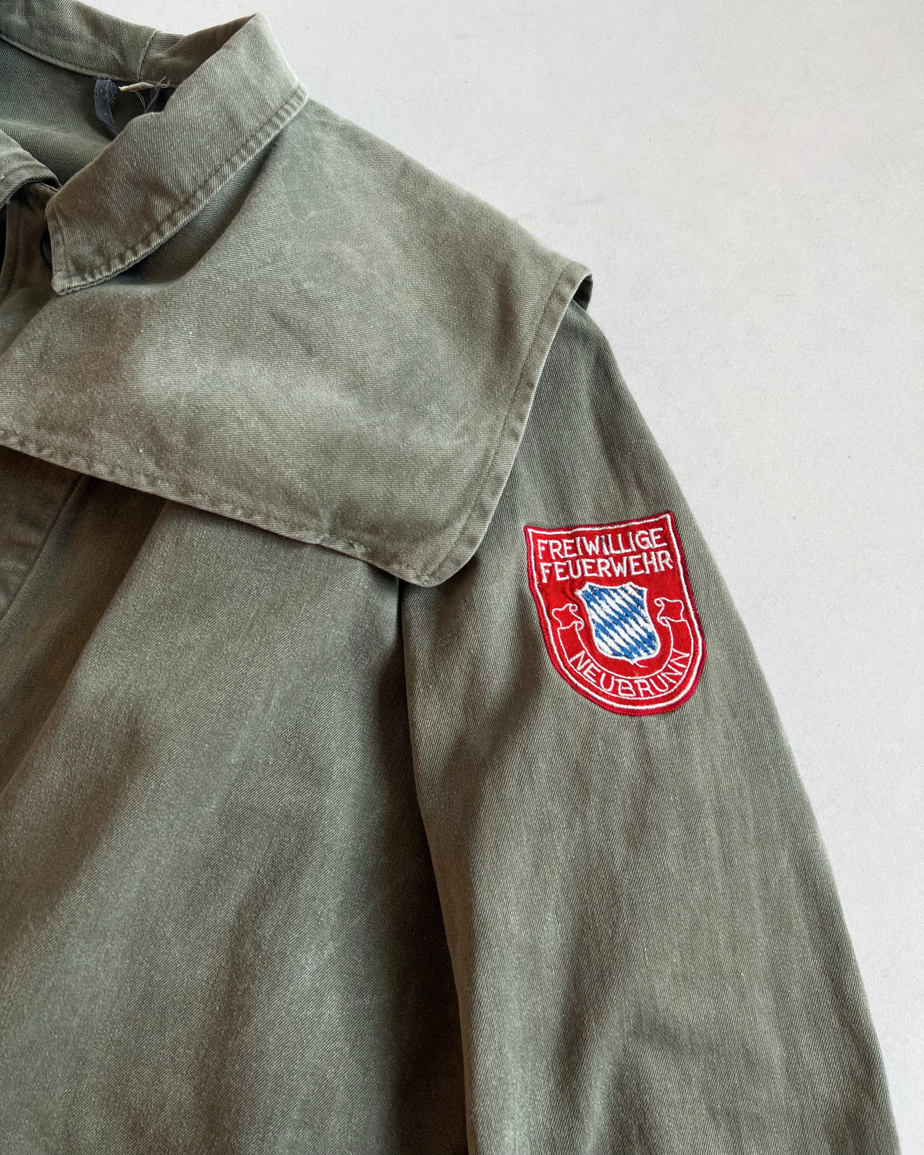 1960S GERMAN ARMY FIREMAN JACKET (L)