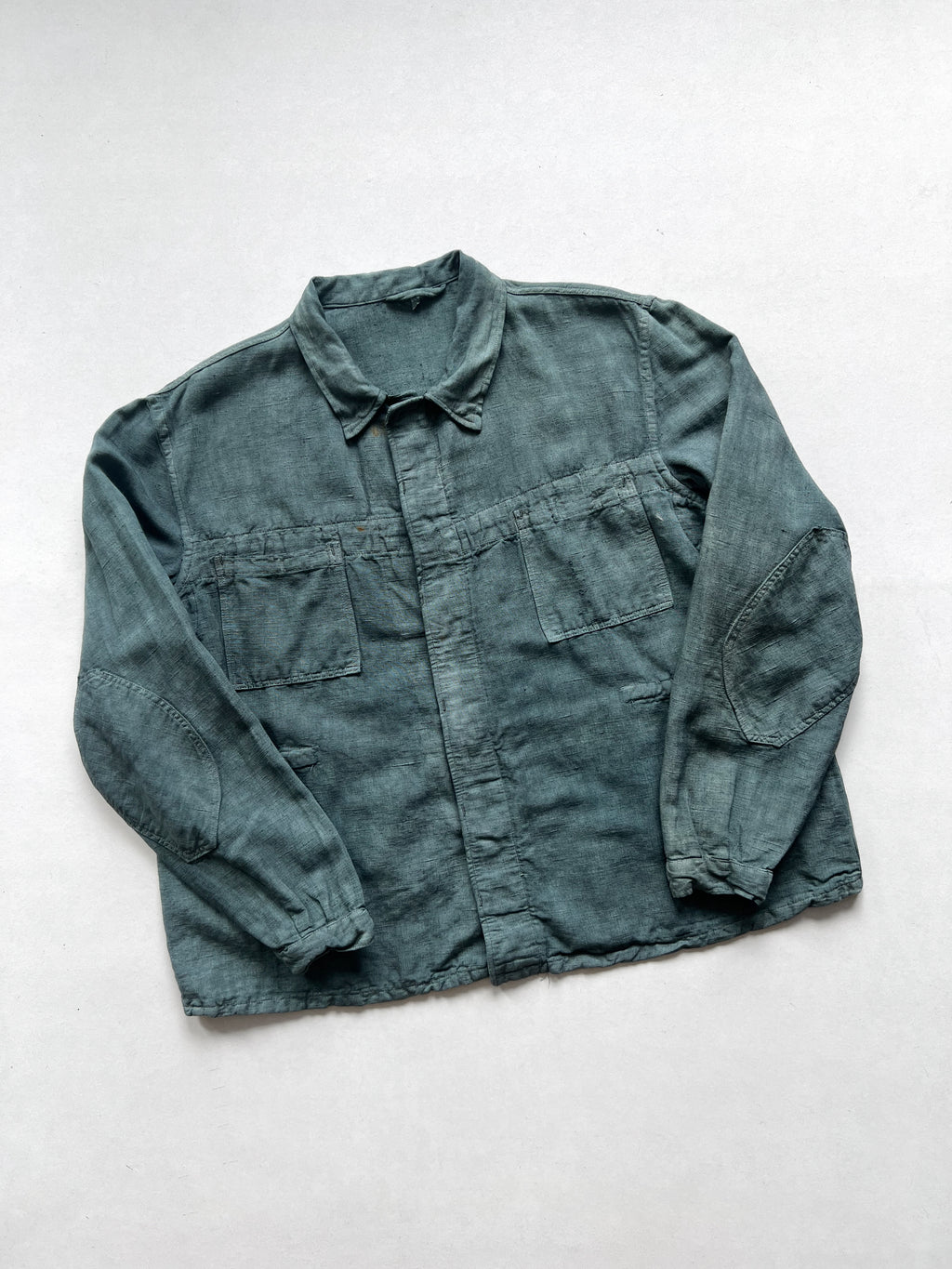 1940S/1950S EUROPE LINEN WORK JACKET (XL)