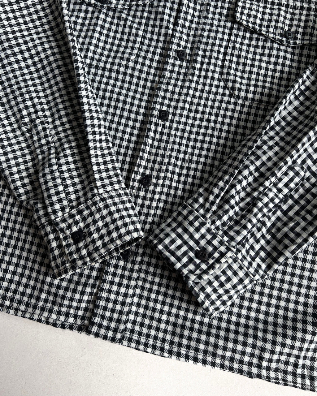 1980S L.L BEAN SMALL PLAID FLANNEL (XL)