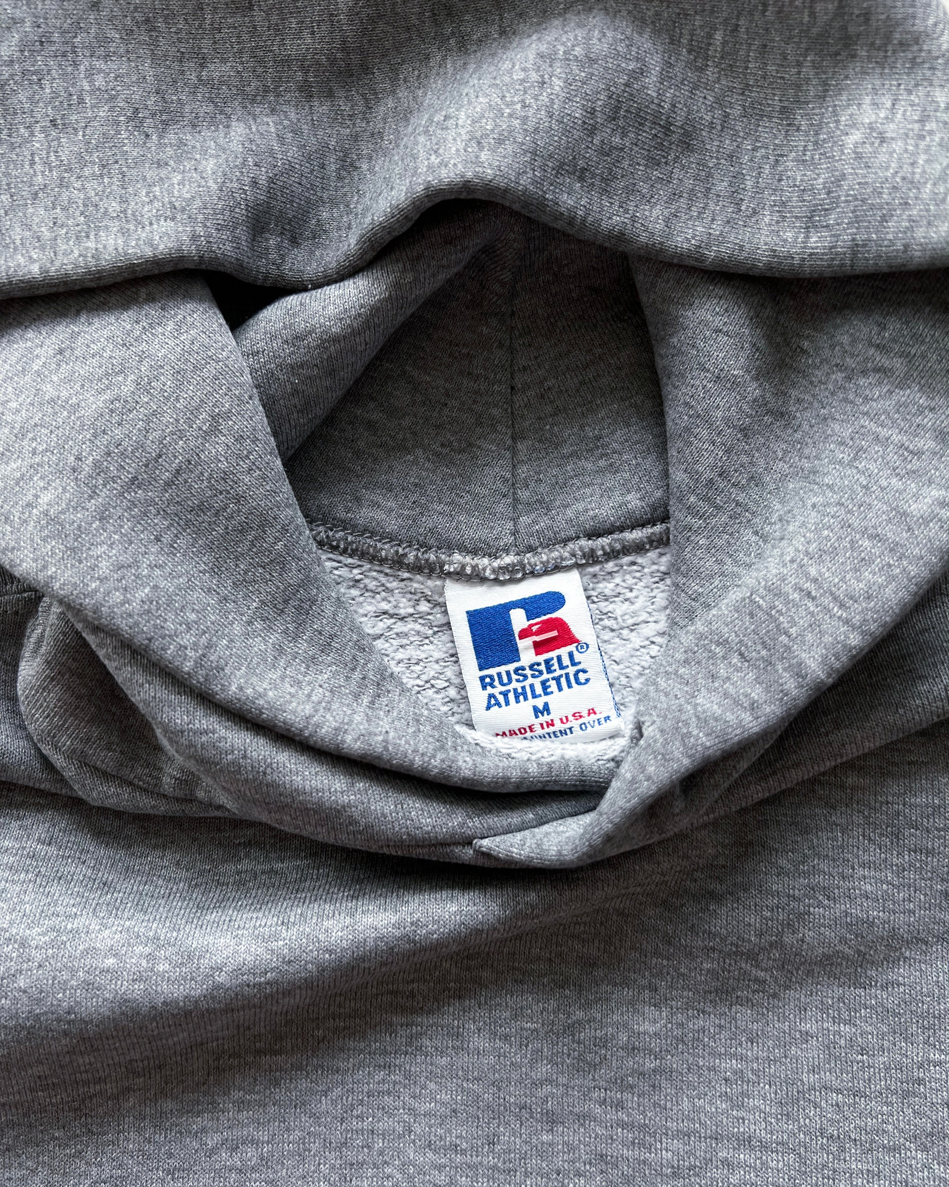 1990S RUSSELL HEATHER GREY HOODIE (M)